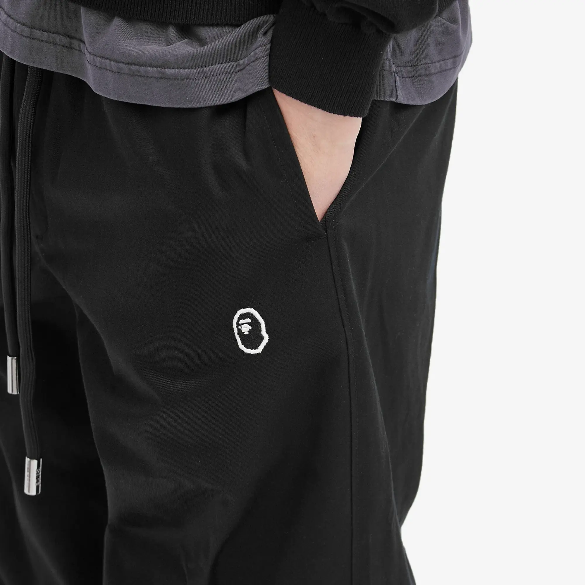 A Bathing Ape Men's One Point Easy Chino Pants Black