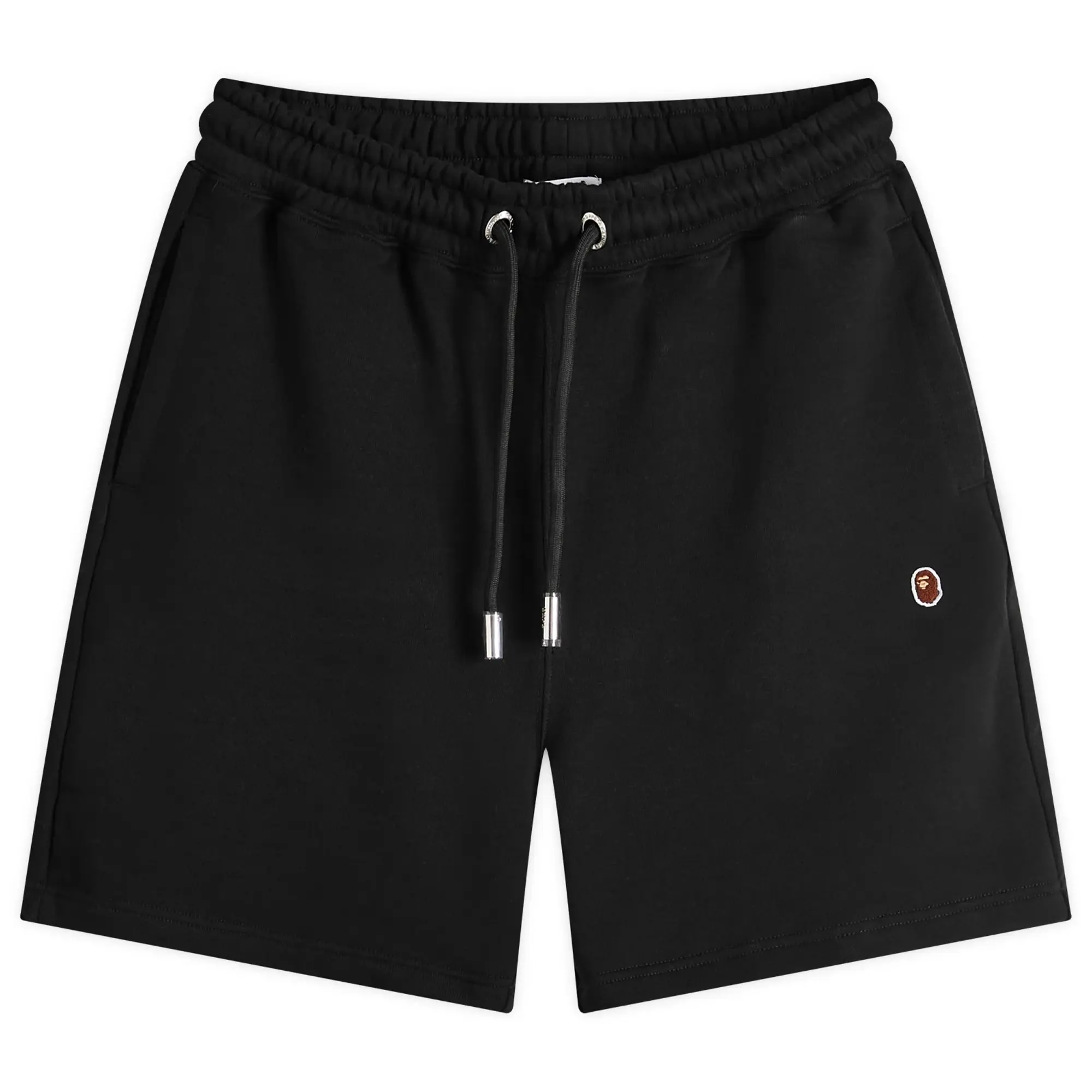 A Bathing Ape Men's One Point Sweat Short Black