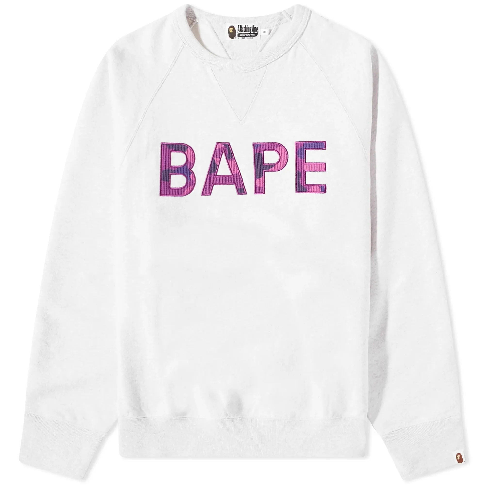 Crewneck Bathing Ape Patches ABC CAMO PATCH LOOSE FIT CREWNECK MENS –