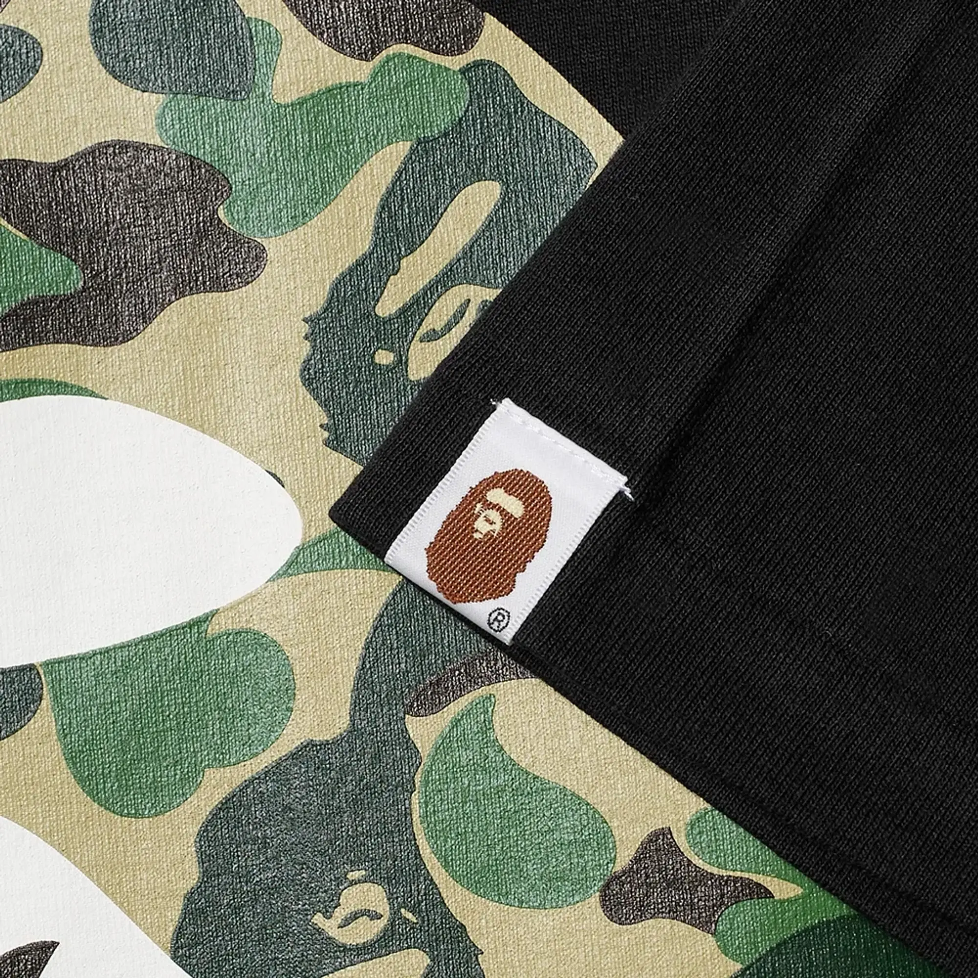 A Bathing Ape Men's ABC Camo By Bathing Ape T-Shirt Black/Green