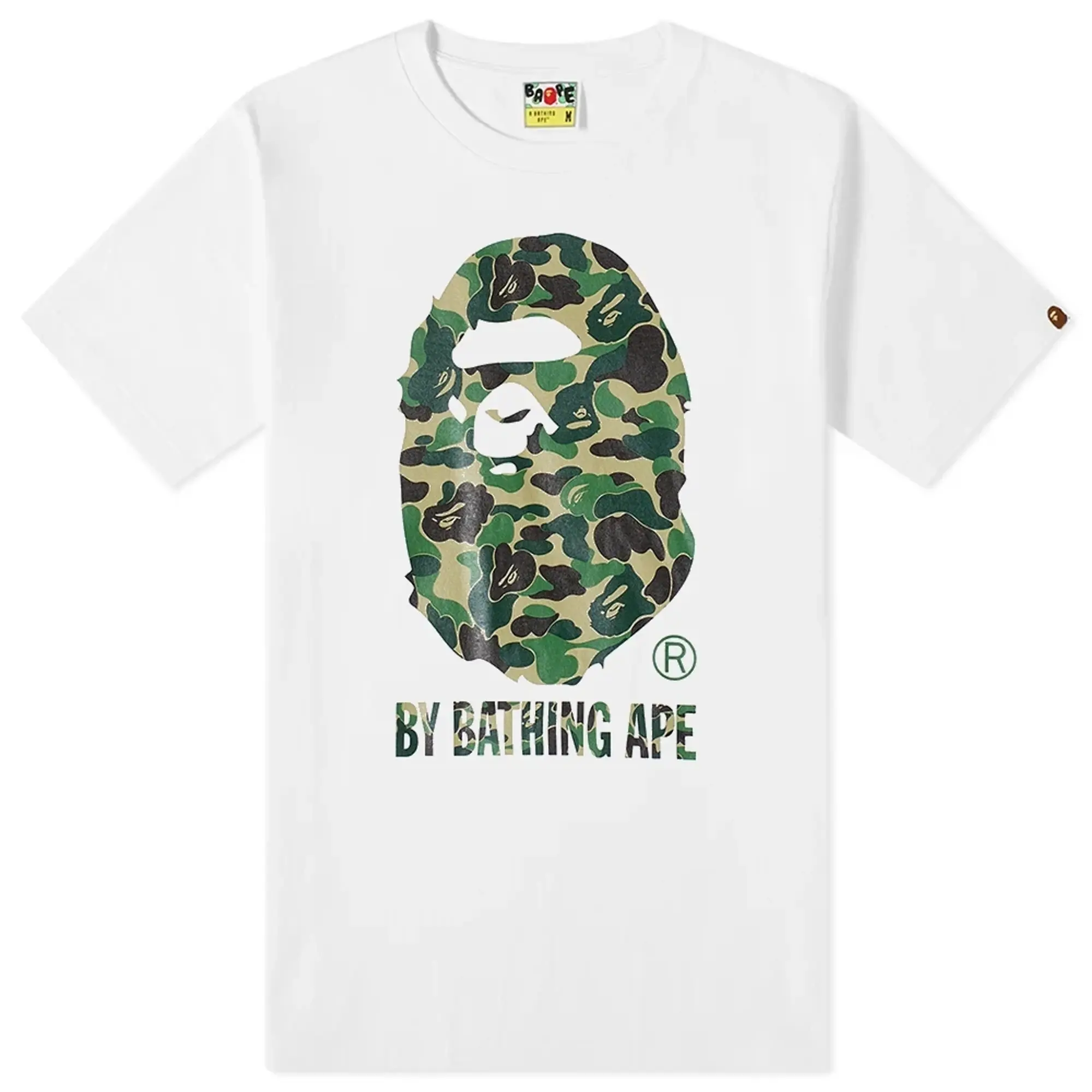 A Bathing Ape Men's ABC Camo By Bathing Ape T-Shirt White/Green
