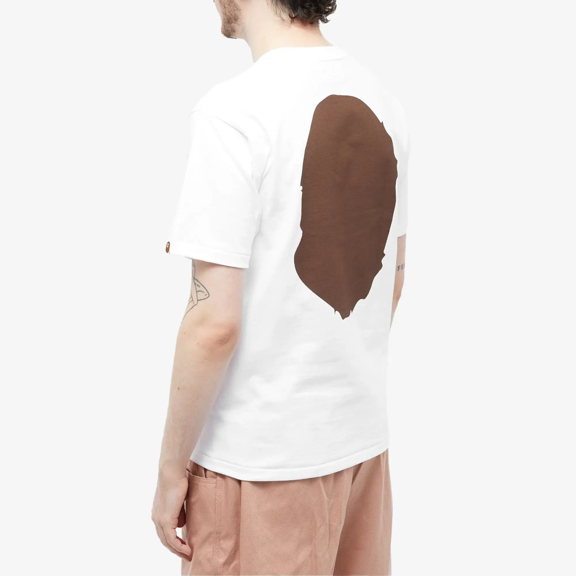 A Bathing Ape Men's Classic Big Ape Head T-Shirt White