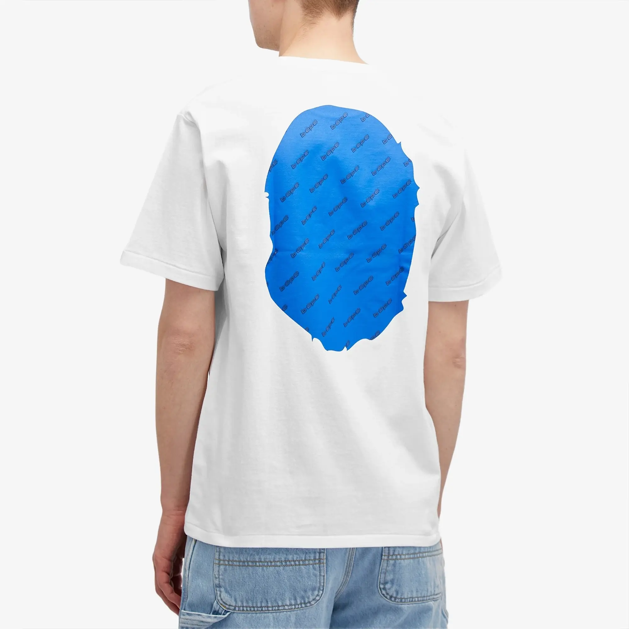 A Bathing Ape Men's Hexagram Big Ape Head T-Shirt White