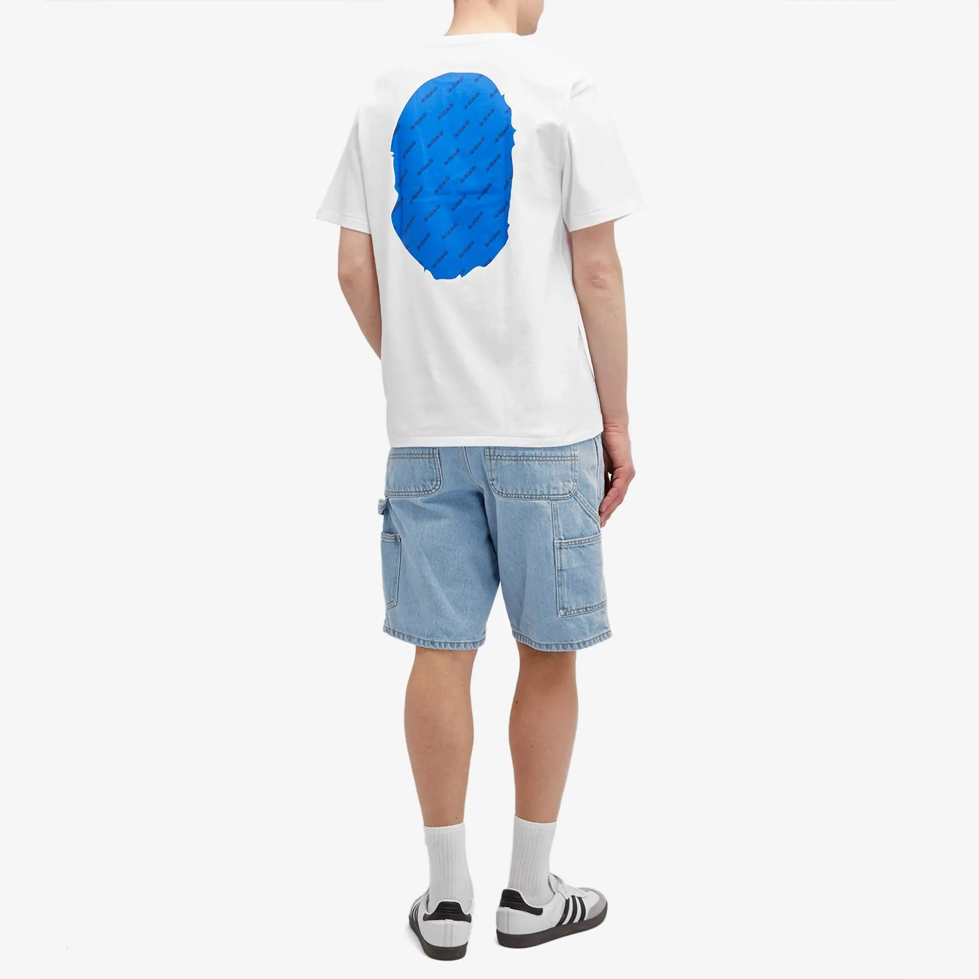 A Bathing Ape Men's Hexagram Big Ape Head T-Shirt White