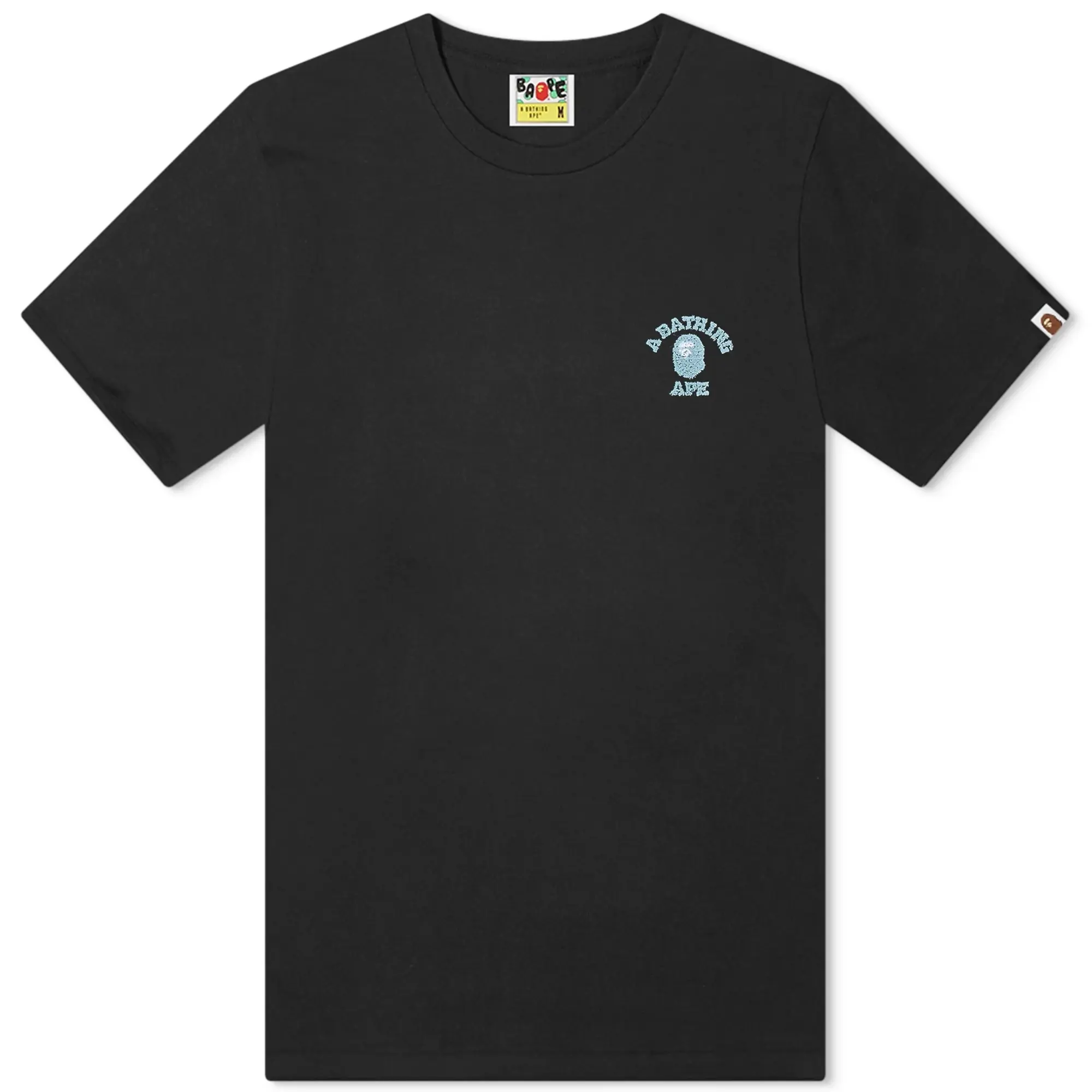 A Bathing Ape Men's College One Point T-Shirt Black