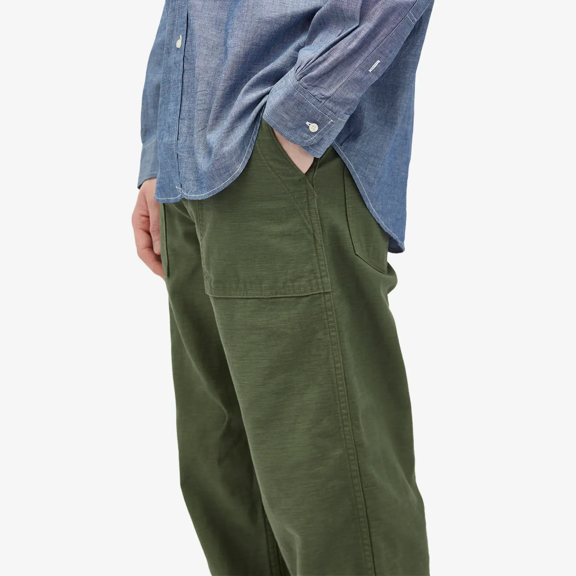 orSlow US Army Fatigue Pants - Green