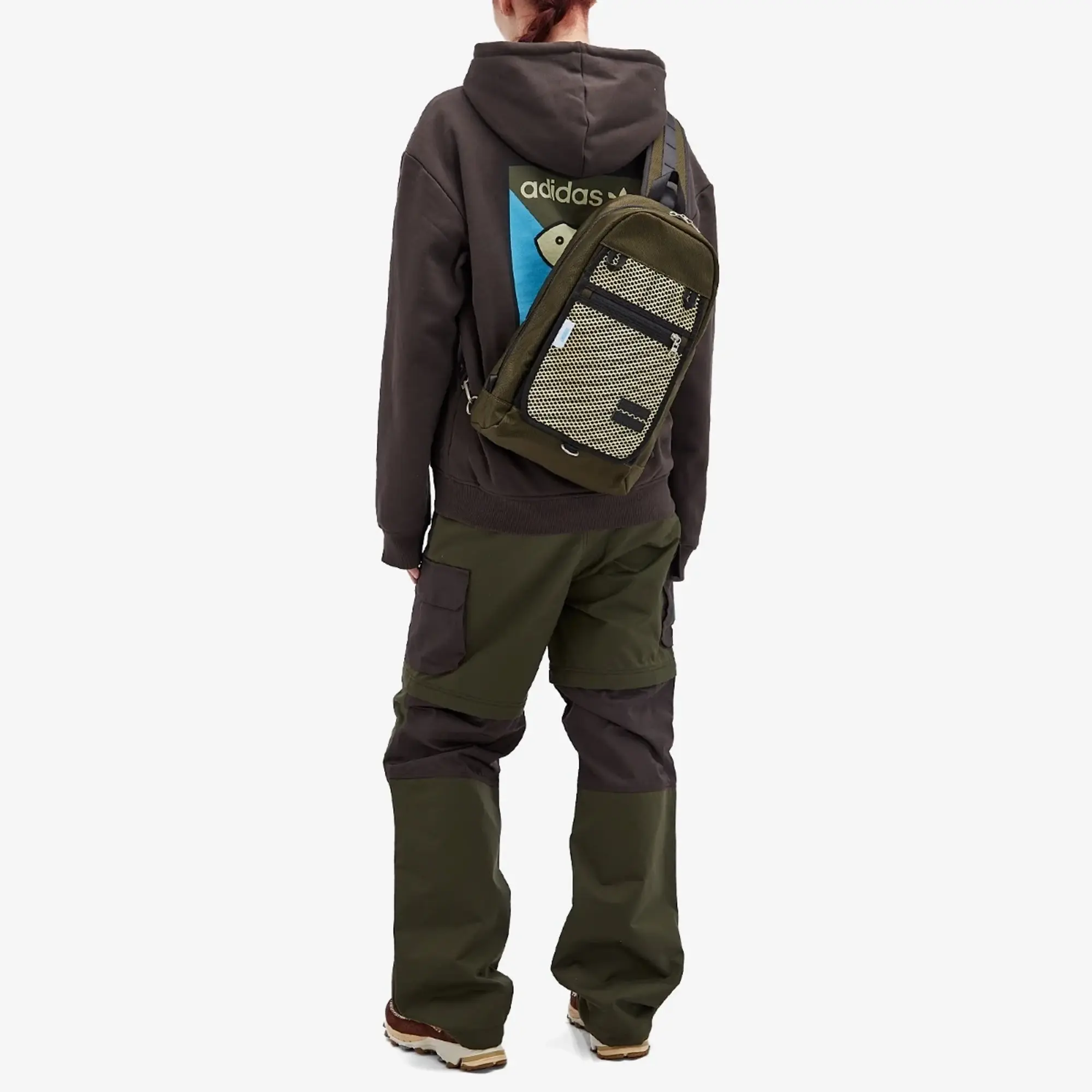 END. x Master-Piece Sling Bag Khaki