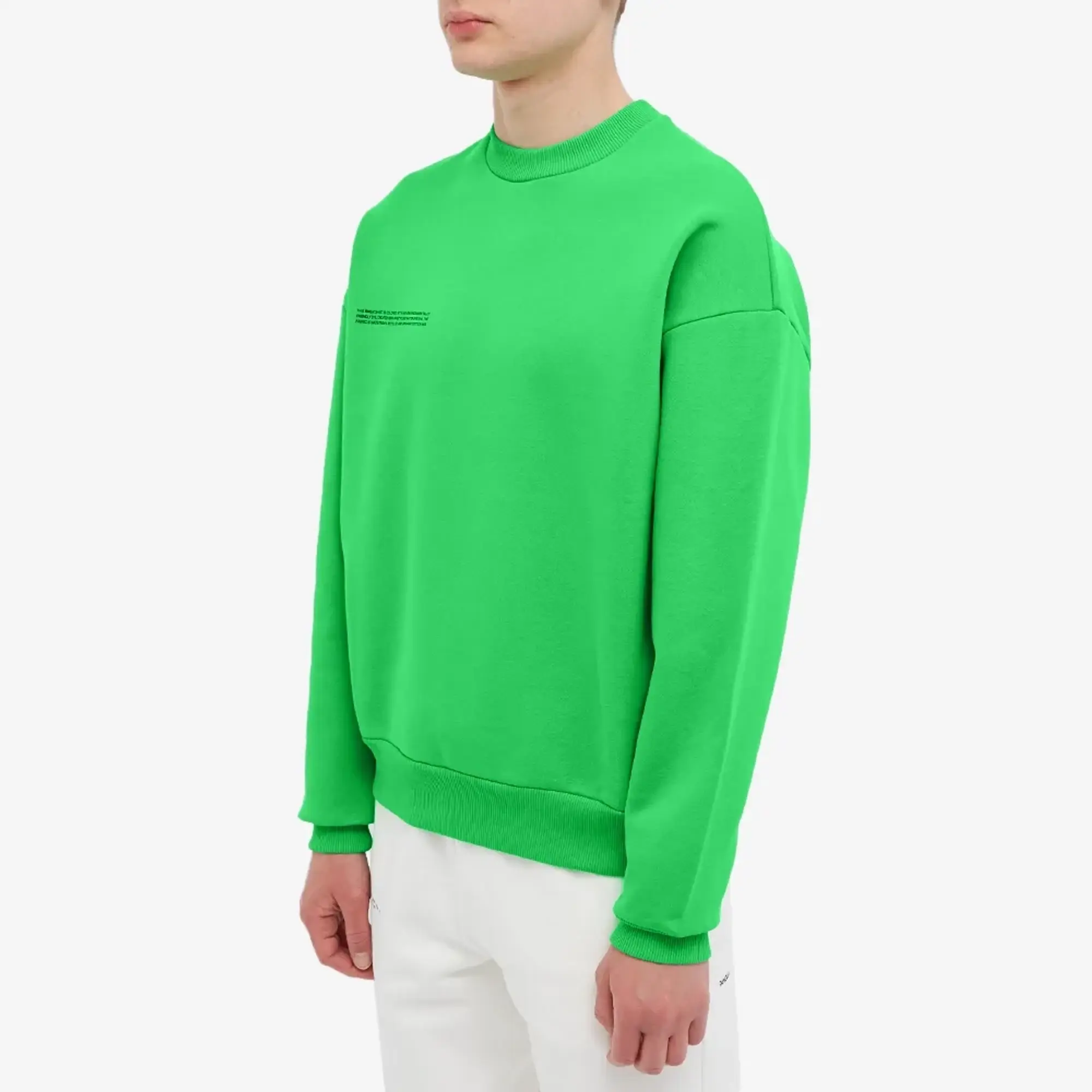 Pangaia 365 Signature Crew Sweat Jade Green