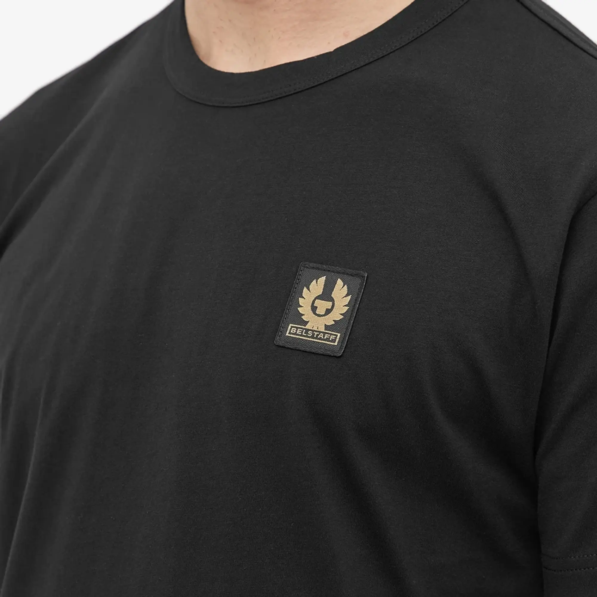Belstaff Men's Patch Logo T-Shirt Black