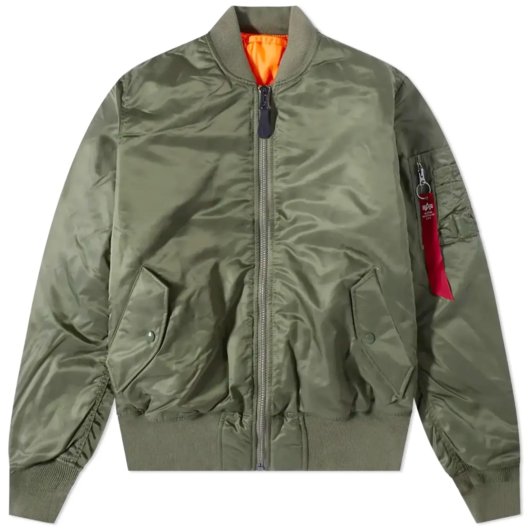 Alpha industries sage green bomber best sale