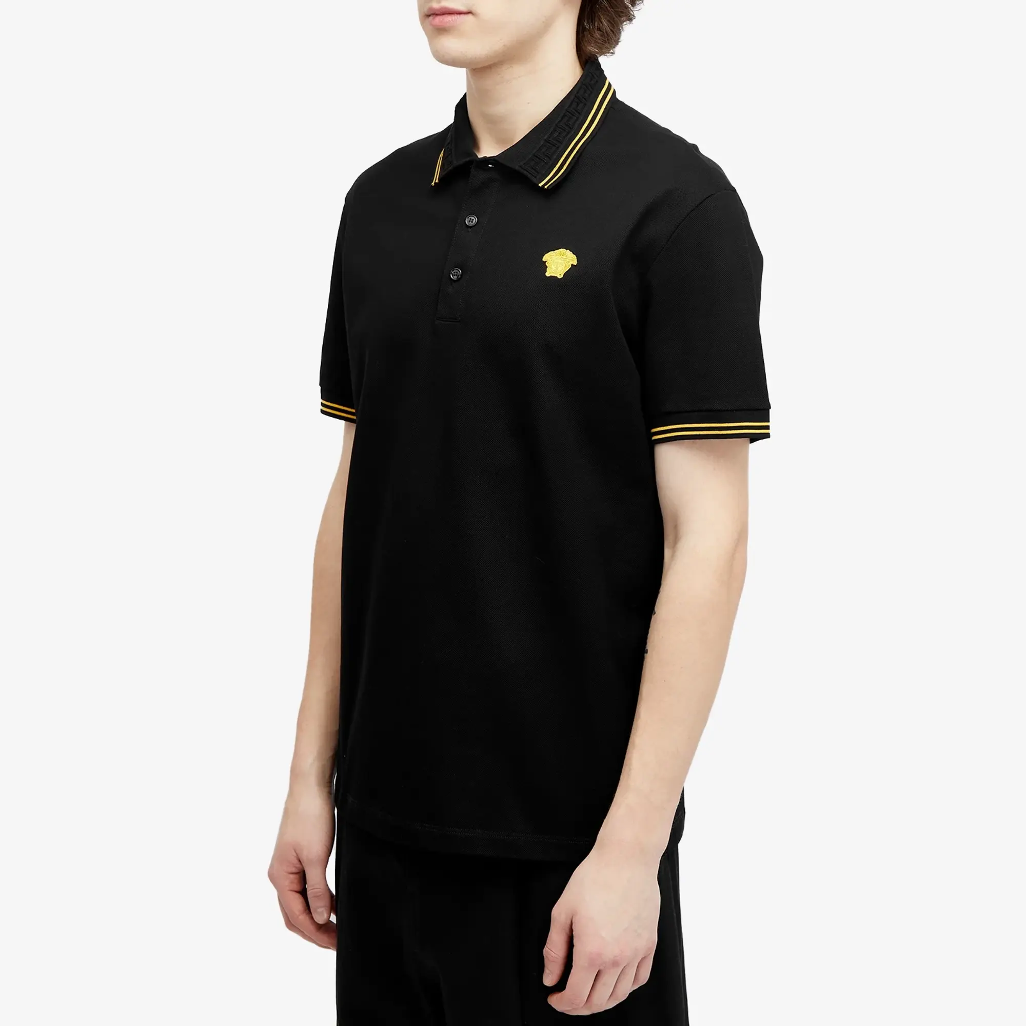 Versace Men's Medusa Polo Black