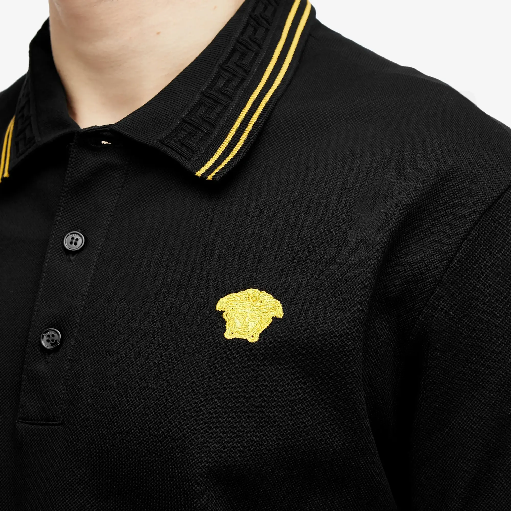 Versace Men's Medusa Polo Black