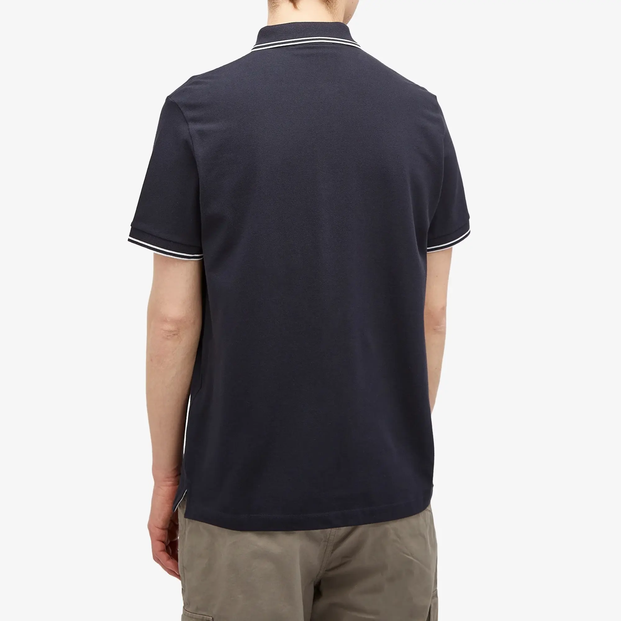 Stone Island Men's Patch Polo Navy