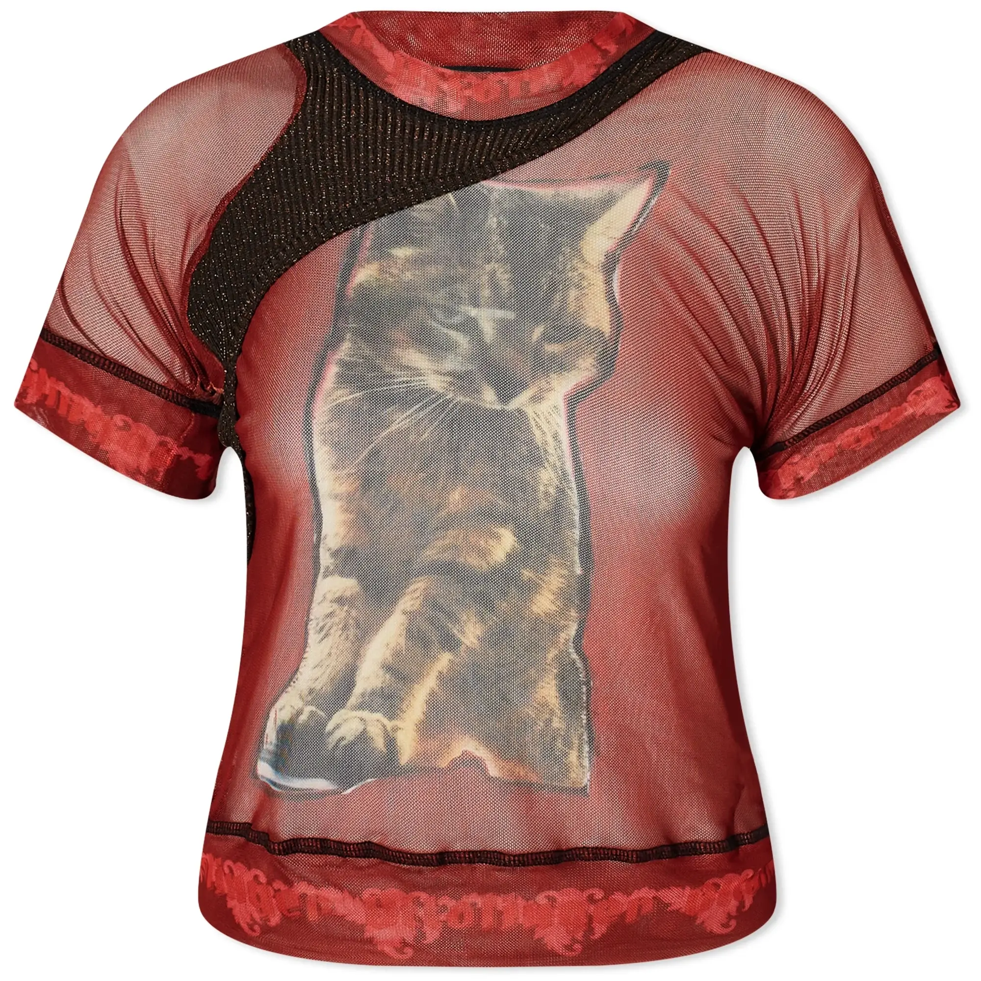 Ottolinger Women's Mesh T-Shirt Tobias Spichtig Red