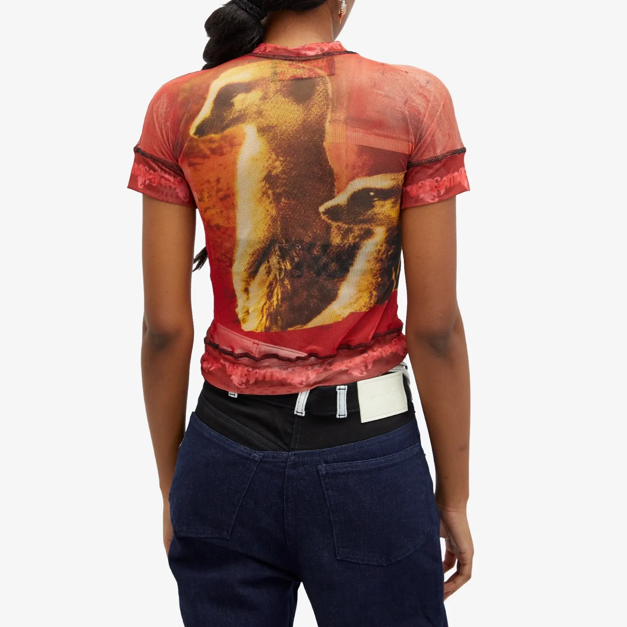 Ottolinger Women's Mesh T-Shirt Tobias Spichtig Red