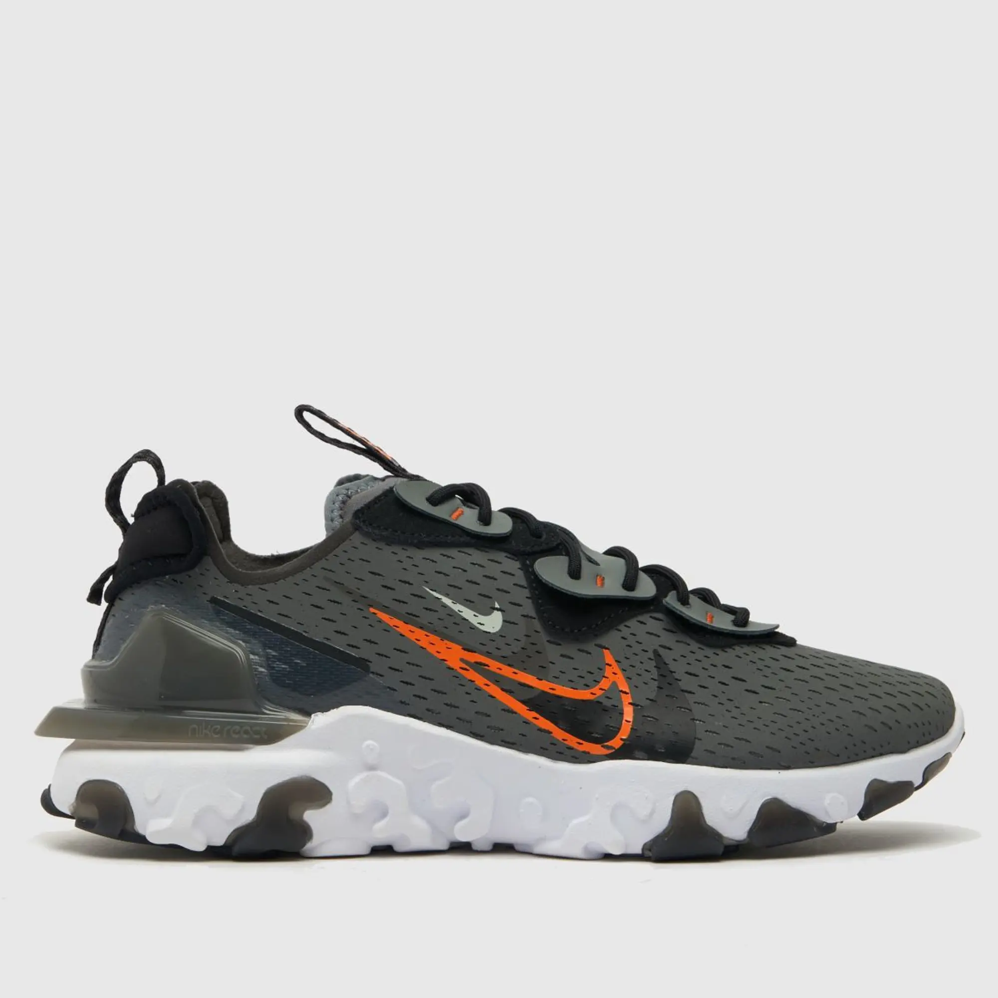 Nike react black orange online