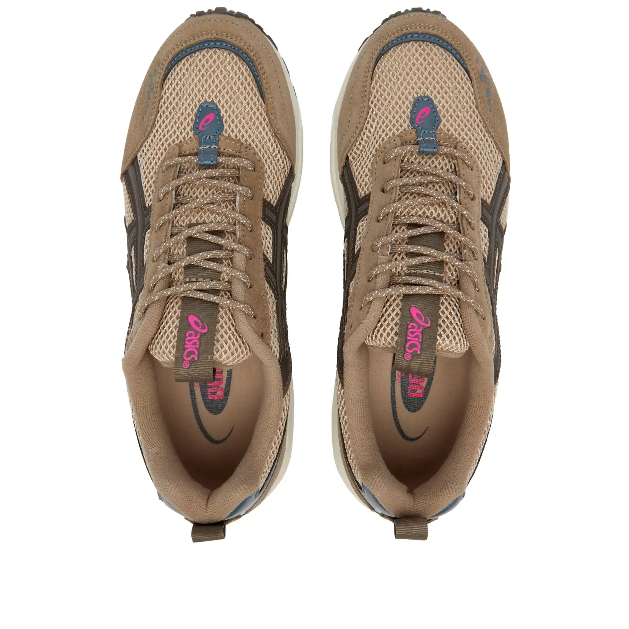 ASICS gel-1090v2 trainers in beige & brown