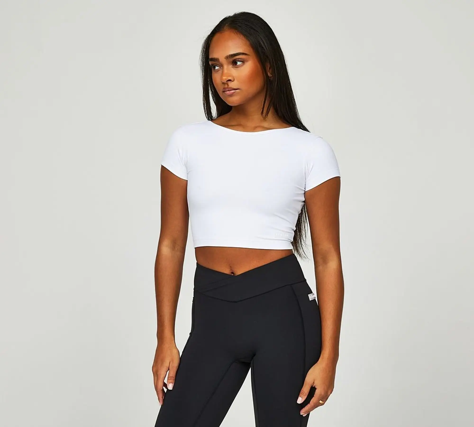 Forena Womens Smooth Like Butter Baby T-Shirt - White - Size S - White