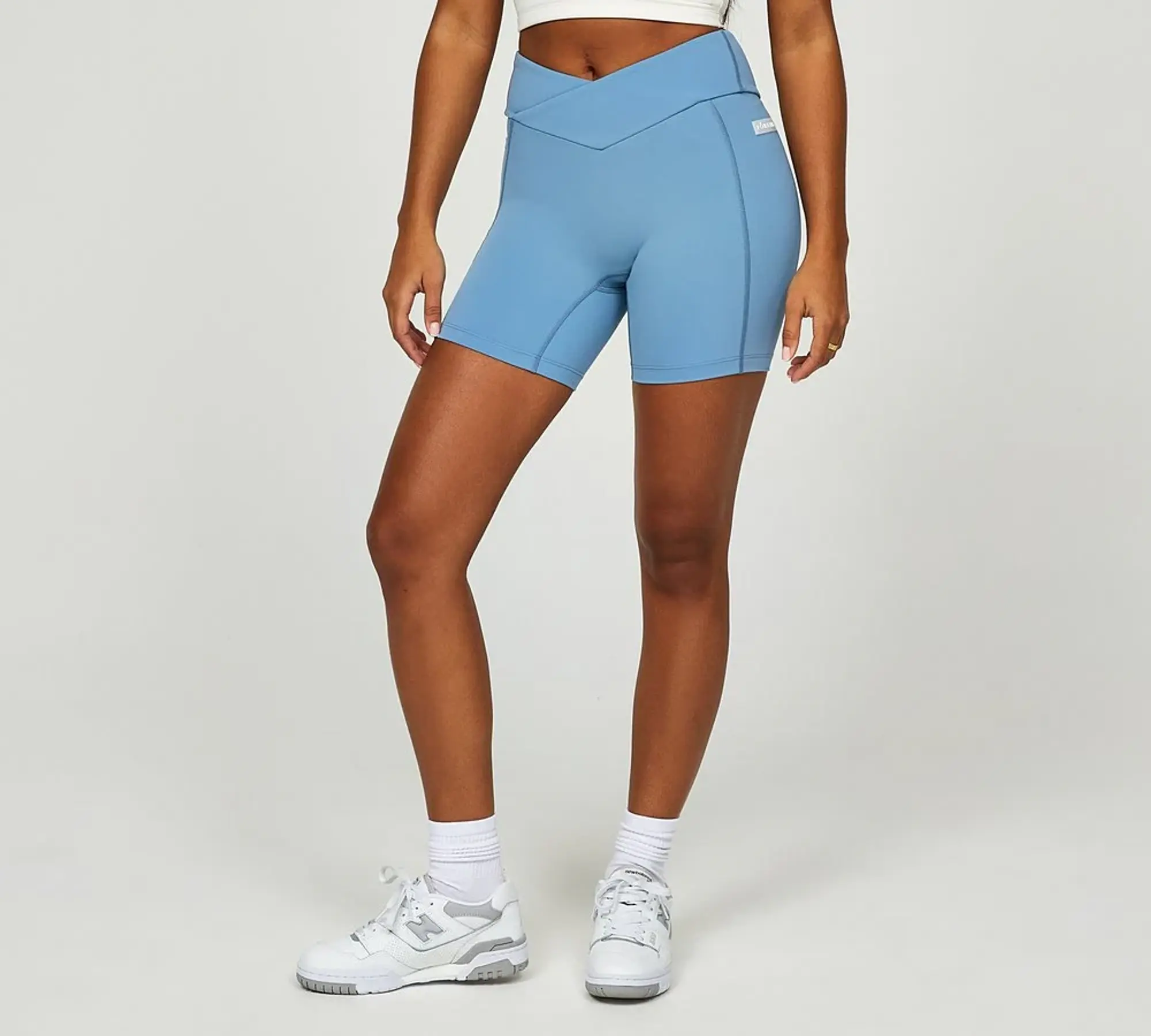 Forena Womens Smooth Like Butter Short - Blue - Size XL - Blue