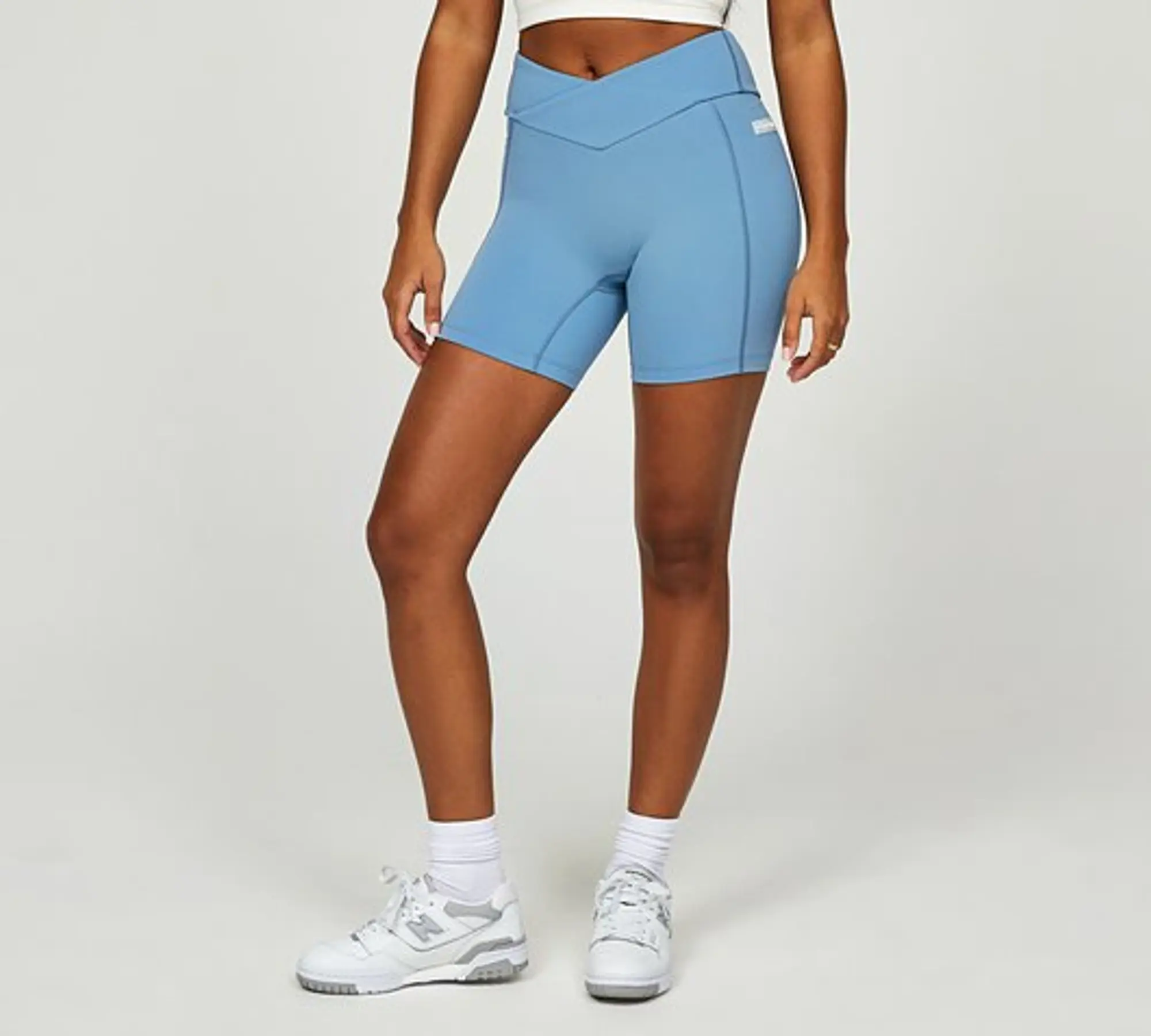 Forena Womens Smooth Like Butter Short - Blue - Size XL - Blue