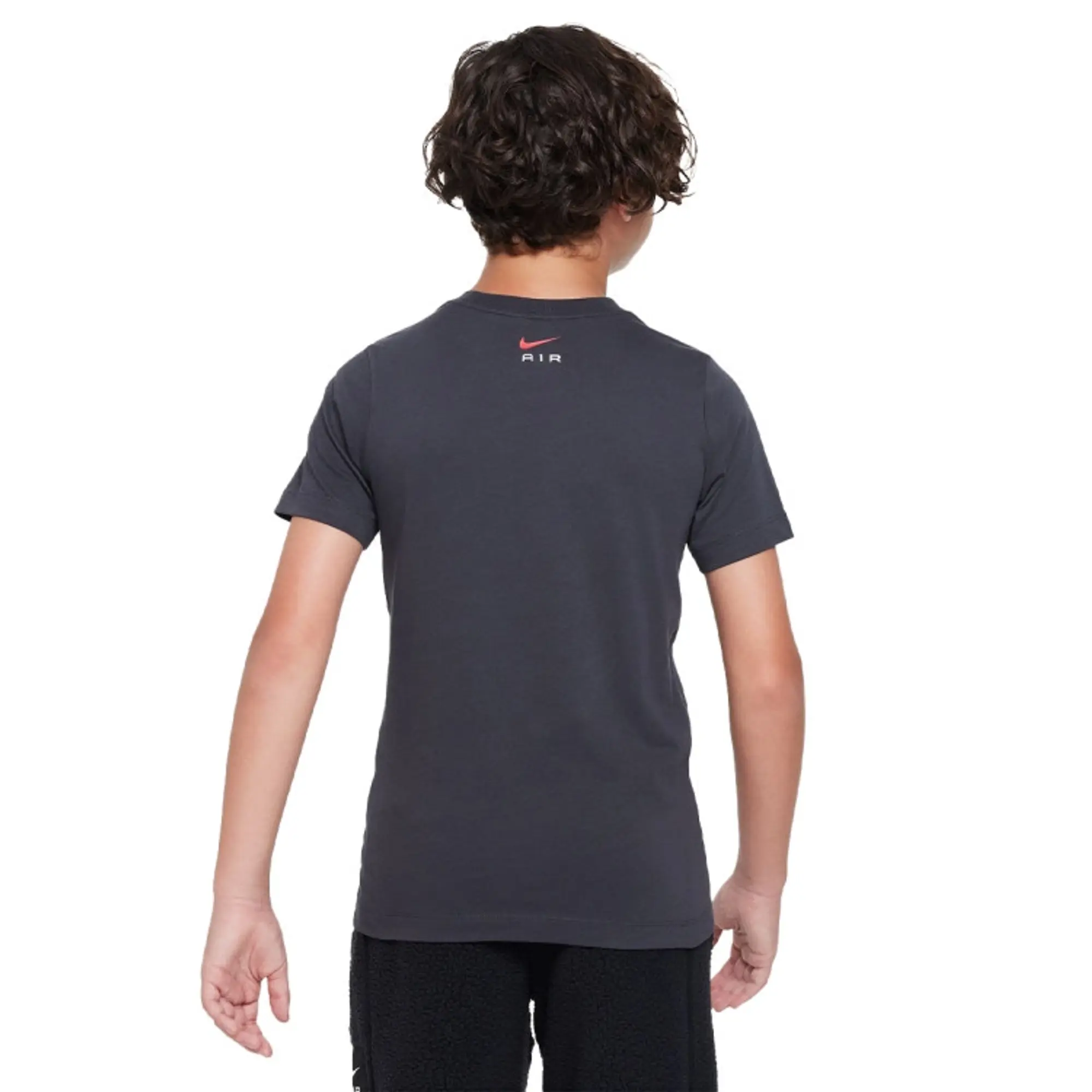 Nike Junior Swoosh Air GFX T-Shirt - Grey - Size S/B - Grey