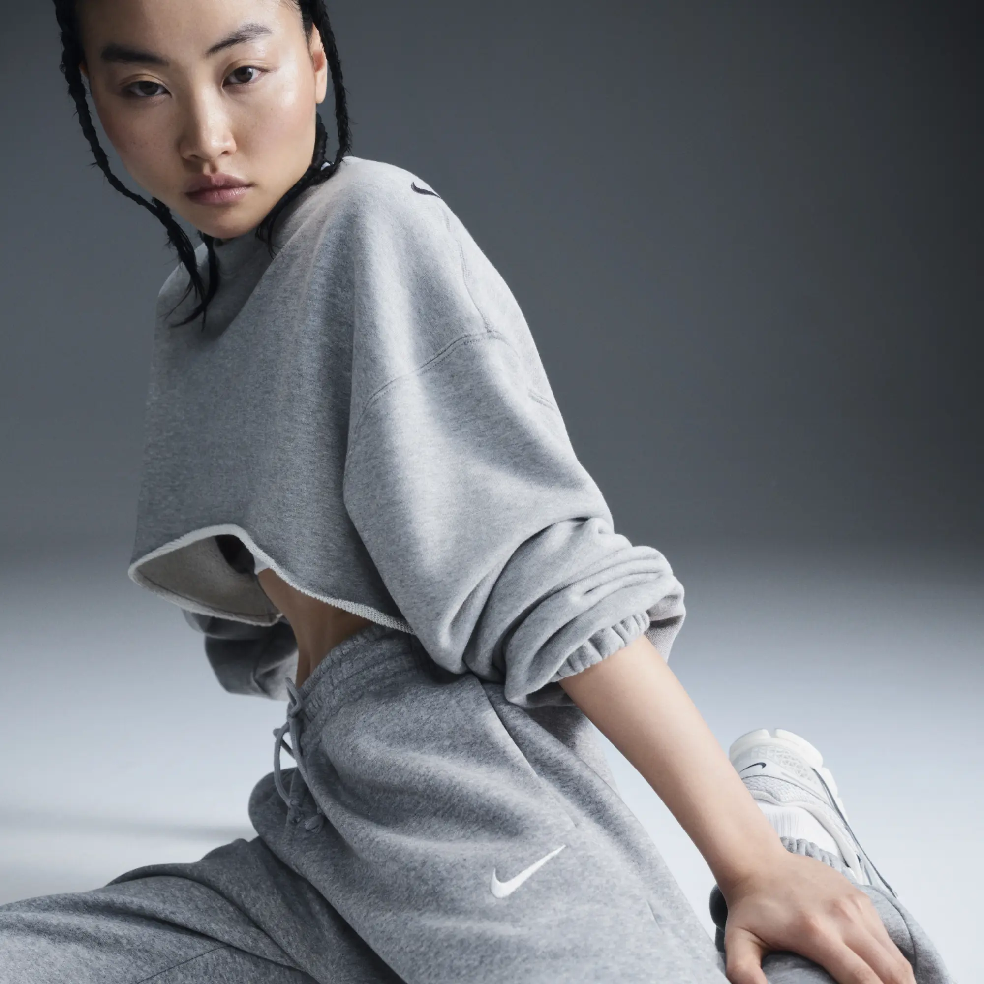 Nike Women's NSW Phoenix Fleece Pant Dark Grey