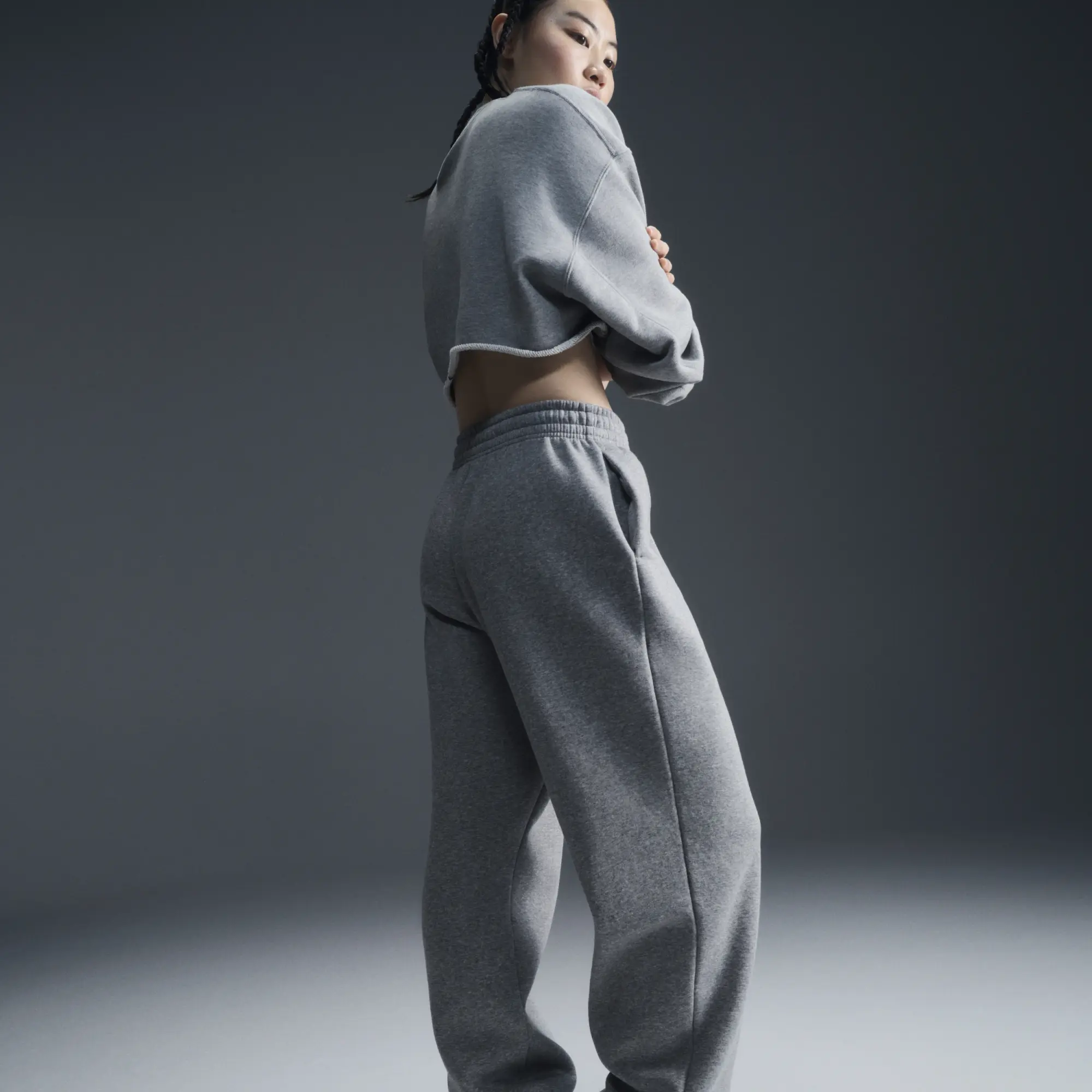 Nike Women's NSW Phoenix Fleece Pant Dark Grey