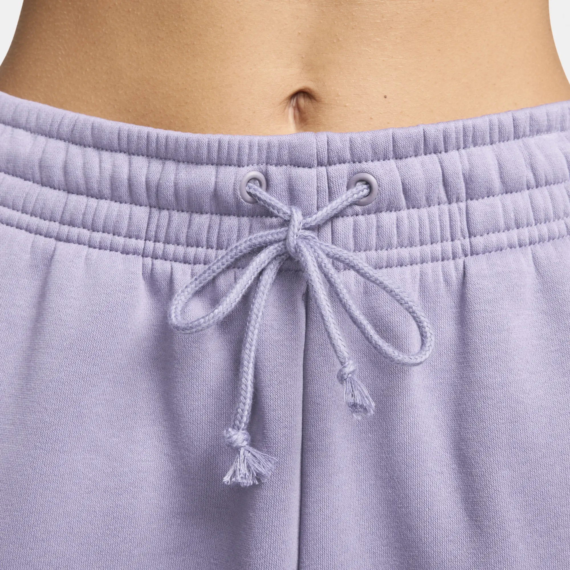 Nike Womens Phoenix Oversized Fleece Pant - Purple - Size M - Purple