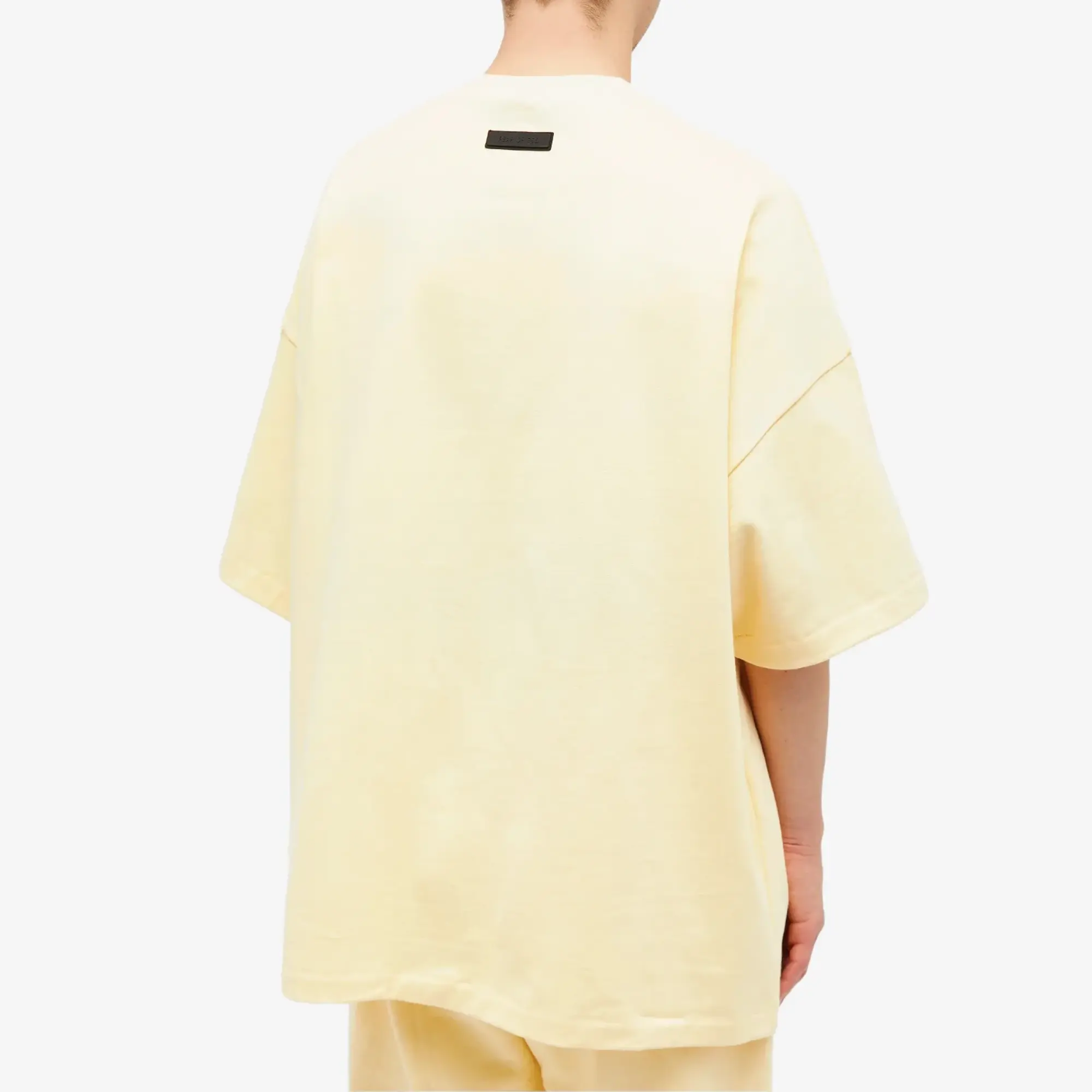Fear of God ESSENTIALS Men's Spring Printed Logo T-Shirt Garden Yellow