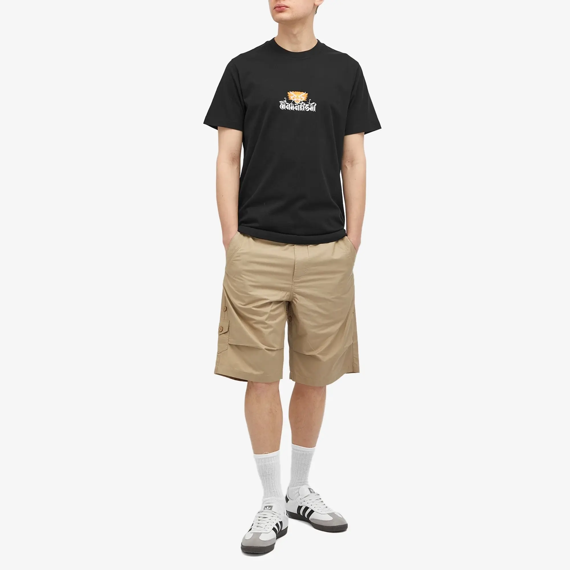 Maharishi Men's Tashi Mannox Abundance Circle T-Shirt Black