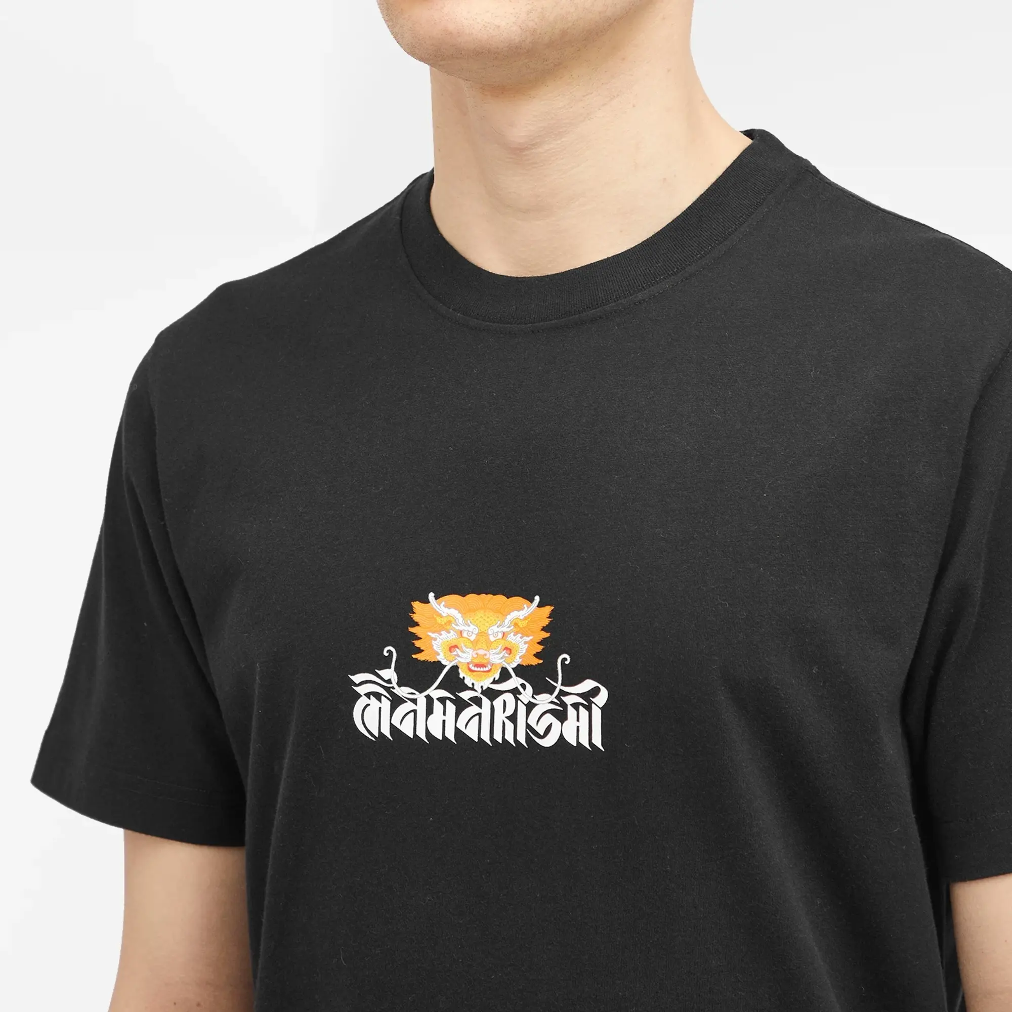 Maharishi Men's Tashi Mannox Abundance Circle T-Shirt Black