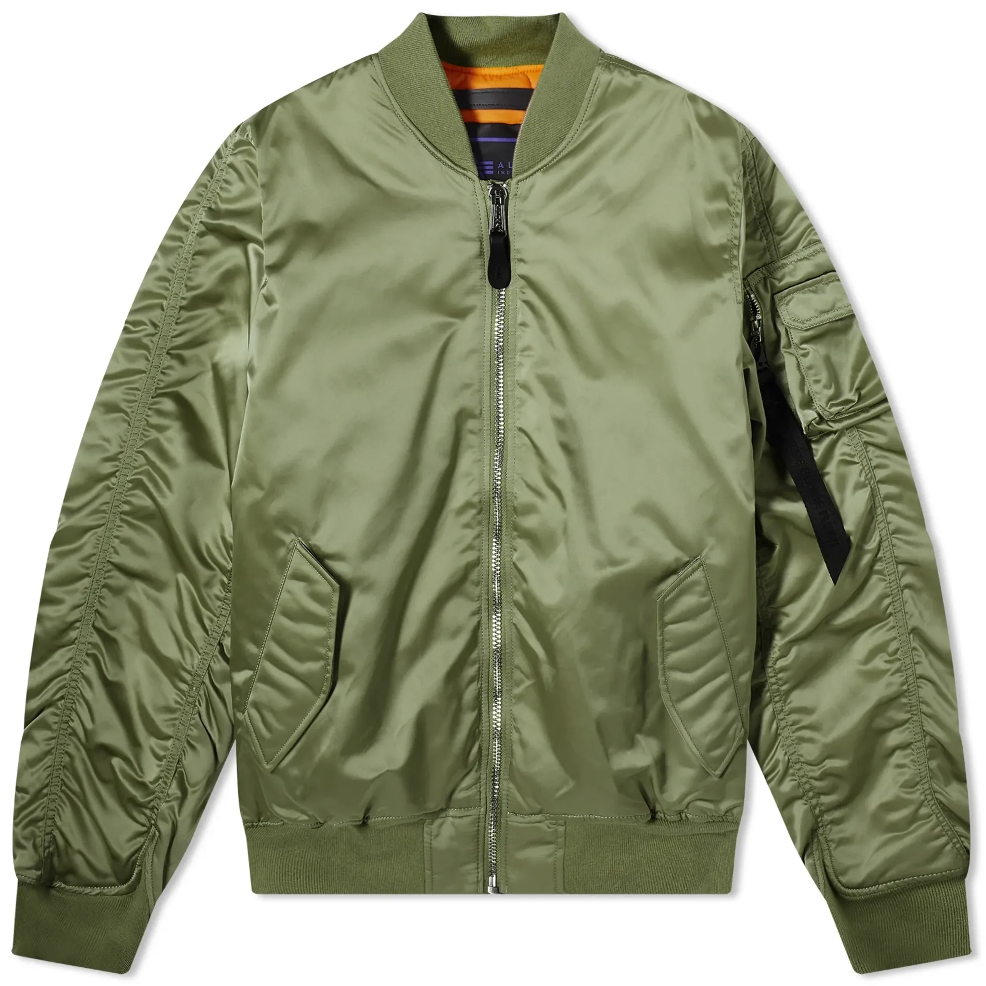 Alpha Industries Bomber & Flight Jackets-Ma-1 Uv Men Bomber Jackets Green