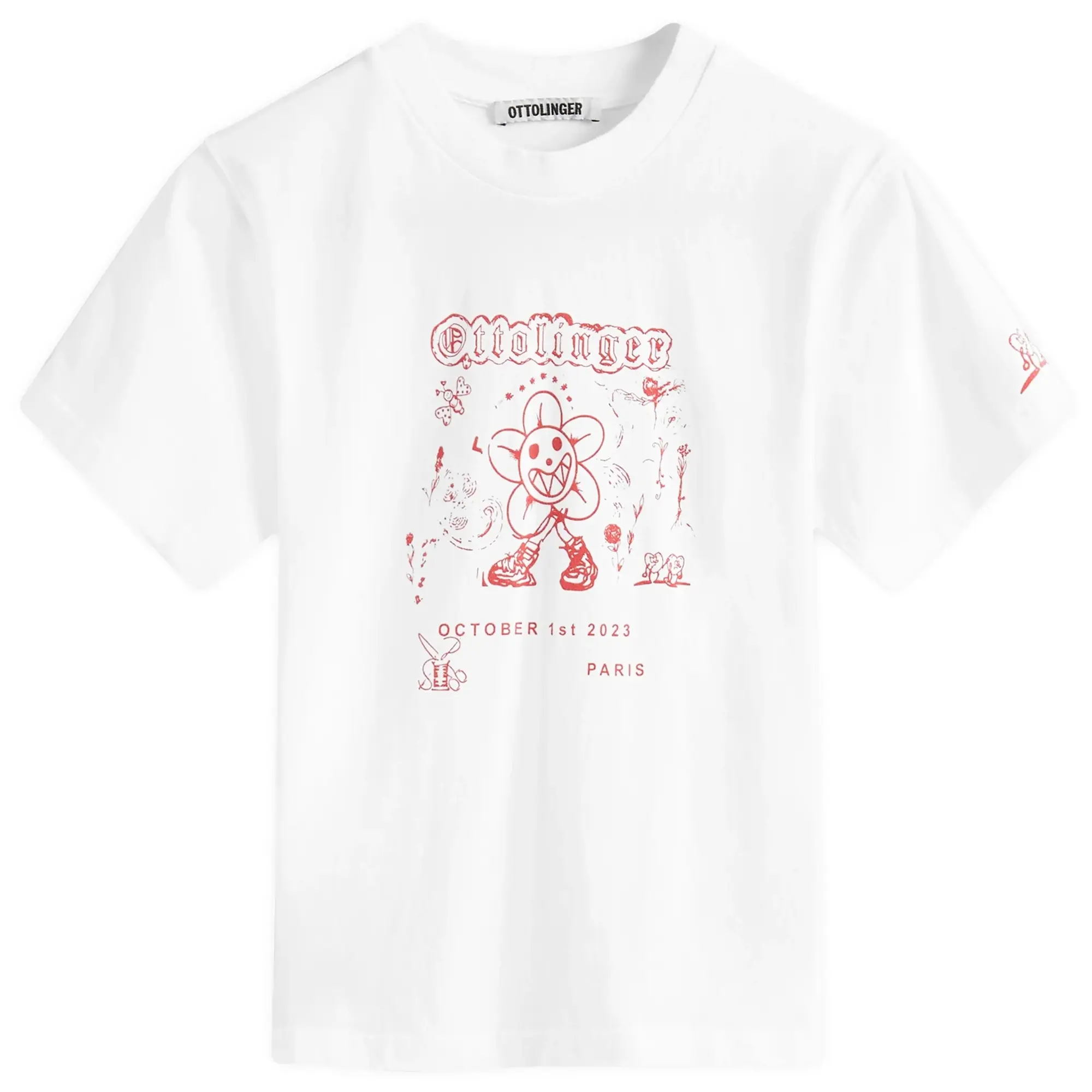 Ottolinger Women's Shrunken T-Shirt White