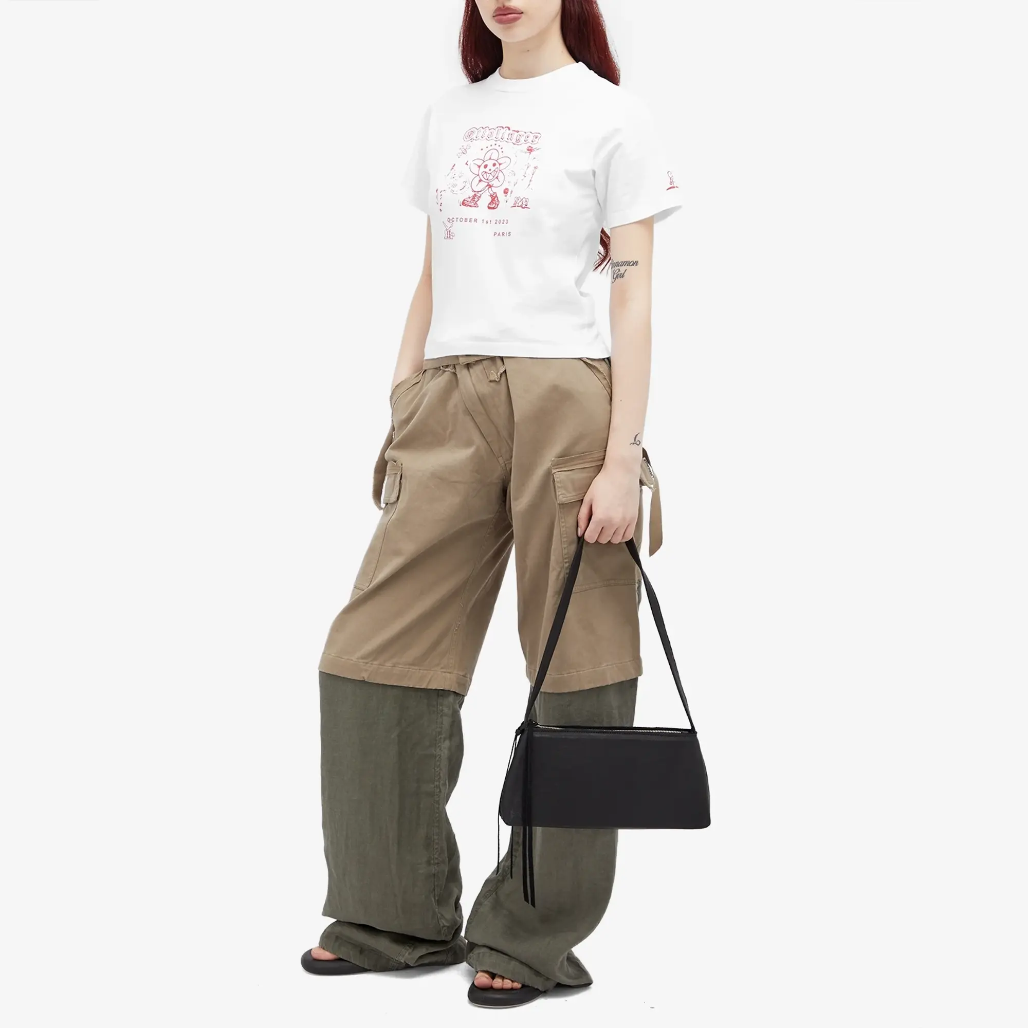 Ottolinger Women's Shrunken T-Shirt White