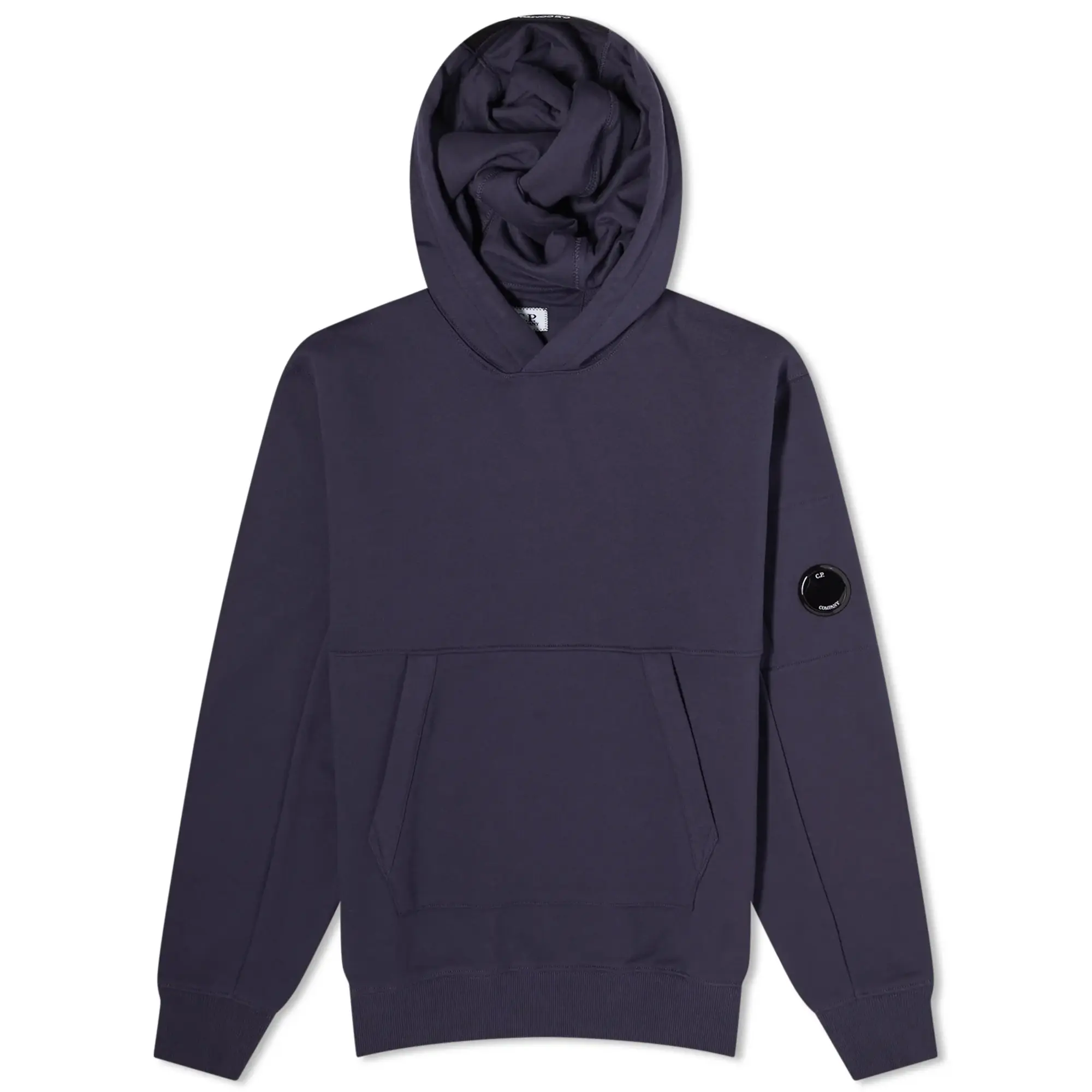 C.P. Company Daigonal Raised Fleece Lens Hoodie