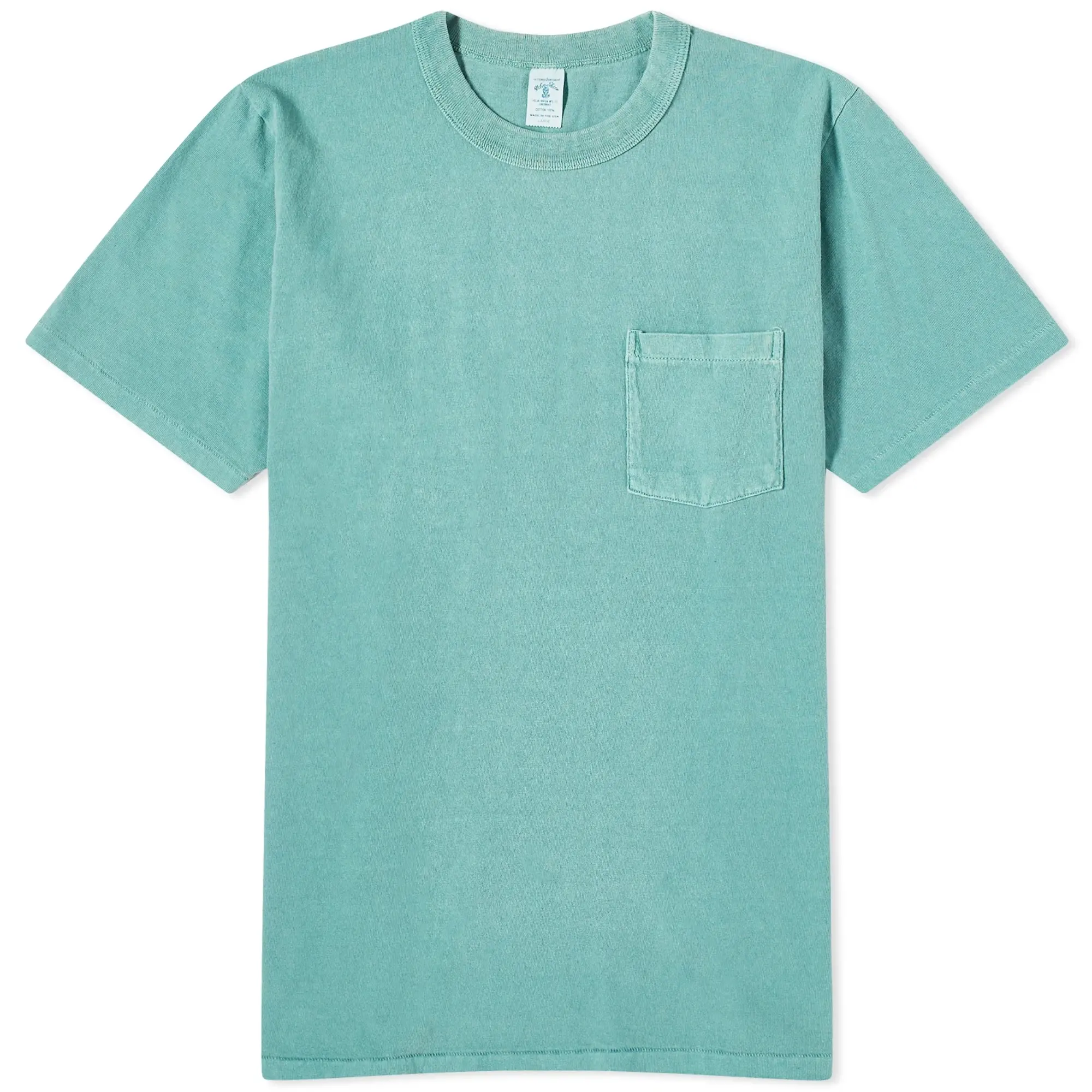 Asics Velva Sheen Men's Pigment Dyed Pocket T-Shirt Foggy Green