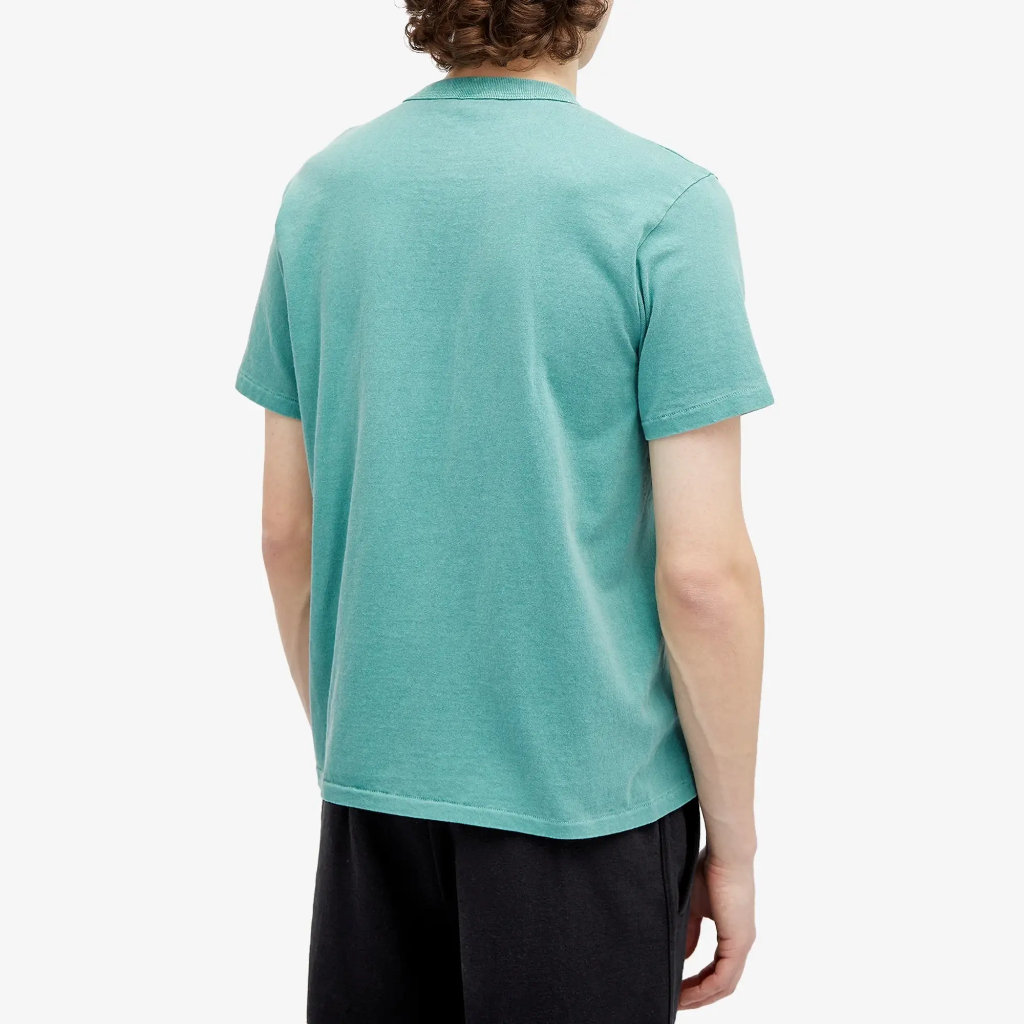 Asics Velva Sheen Men's Pigment Dyed Pocket T-Shirt Foggy Green