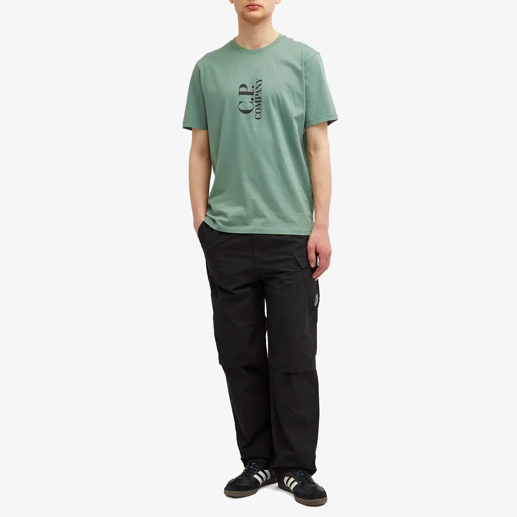 C.P. Company Men's Sailor Logo T-Shirt Green Bay