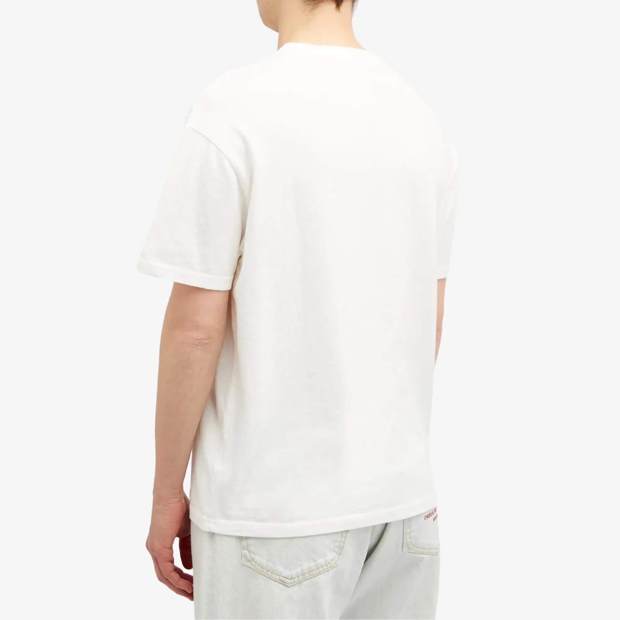 Bram's Fruit Men's Outline Lemon T-Shirt White