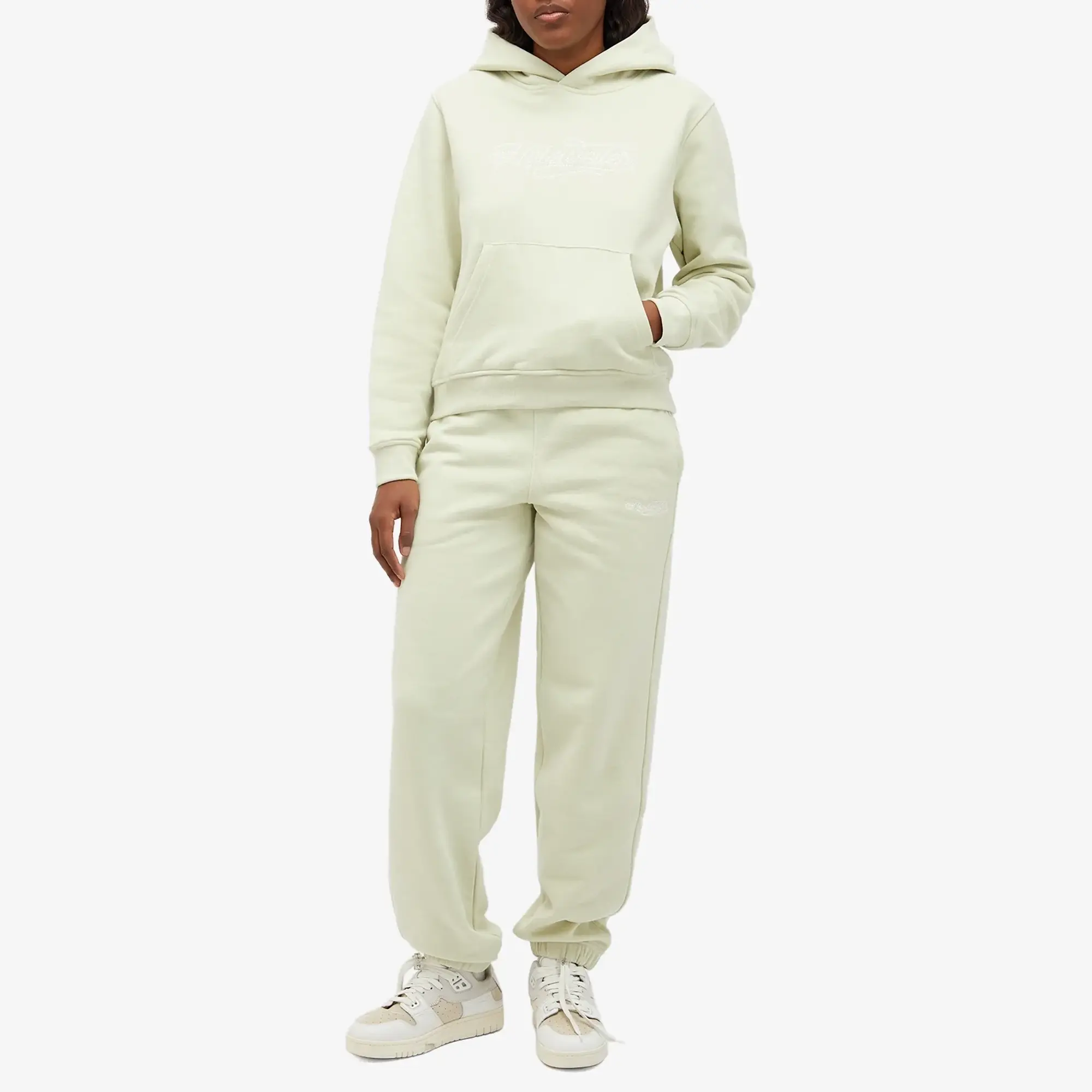 Holzweiler Women's Zoe Embroidery Hoodie Light Green