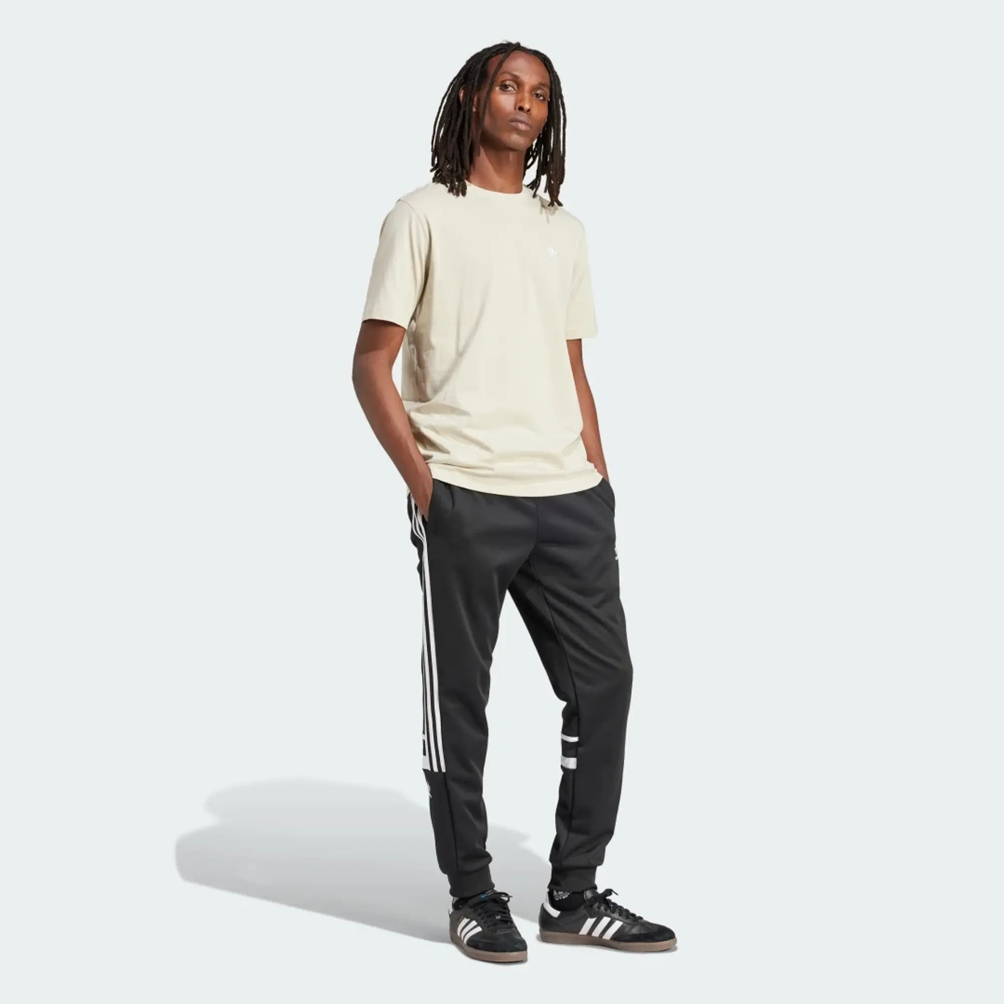 adidas Originals Essentials T-Shirt - Grey - Size XS - Stone