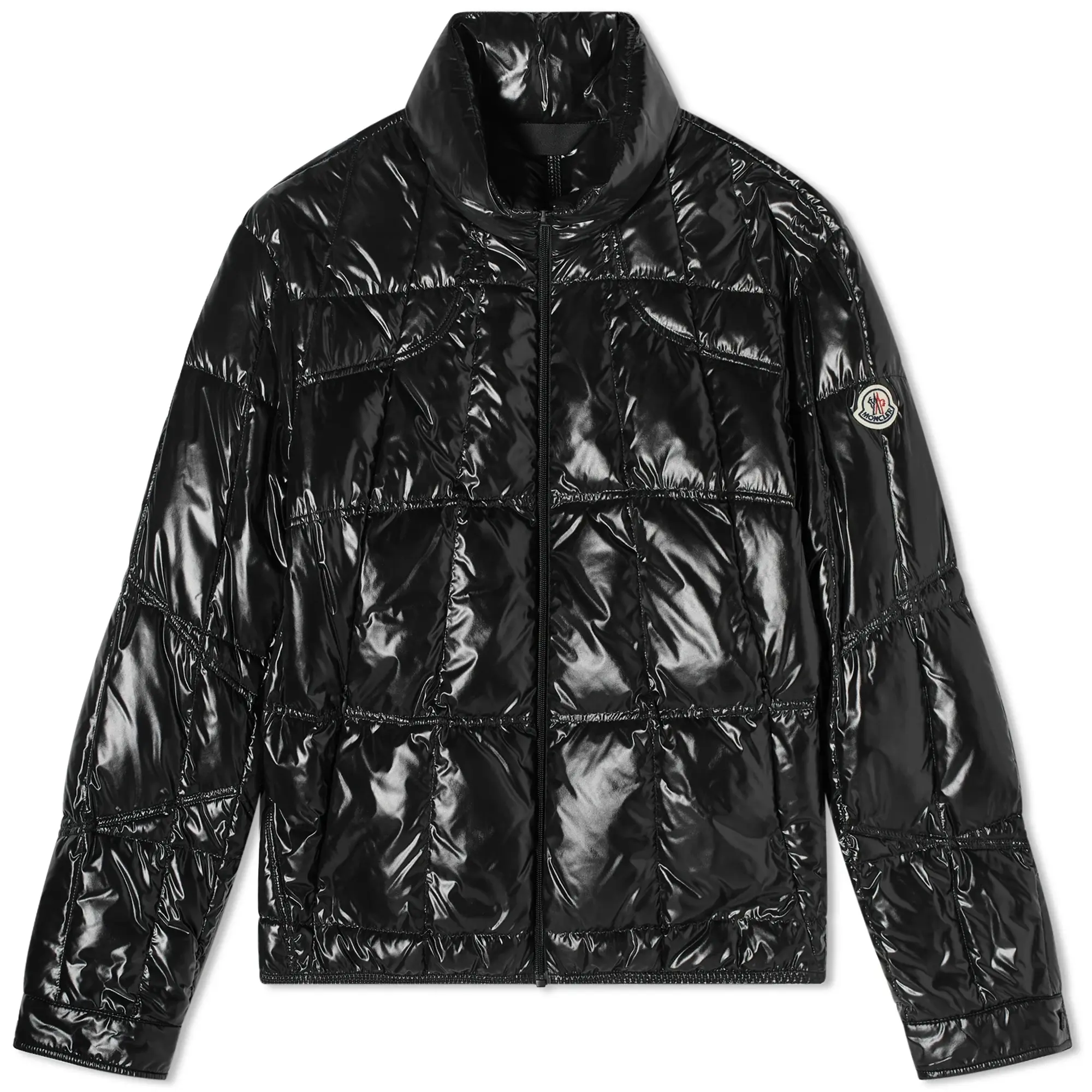 Moncler Men's Tevel Light Weight Nylon Jacket Black