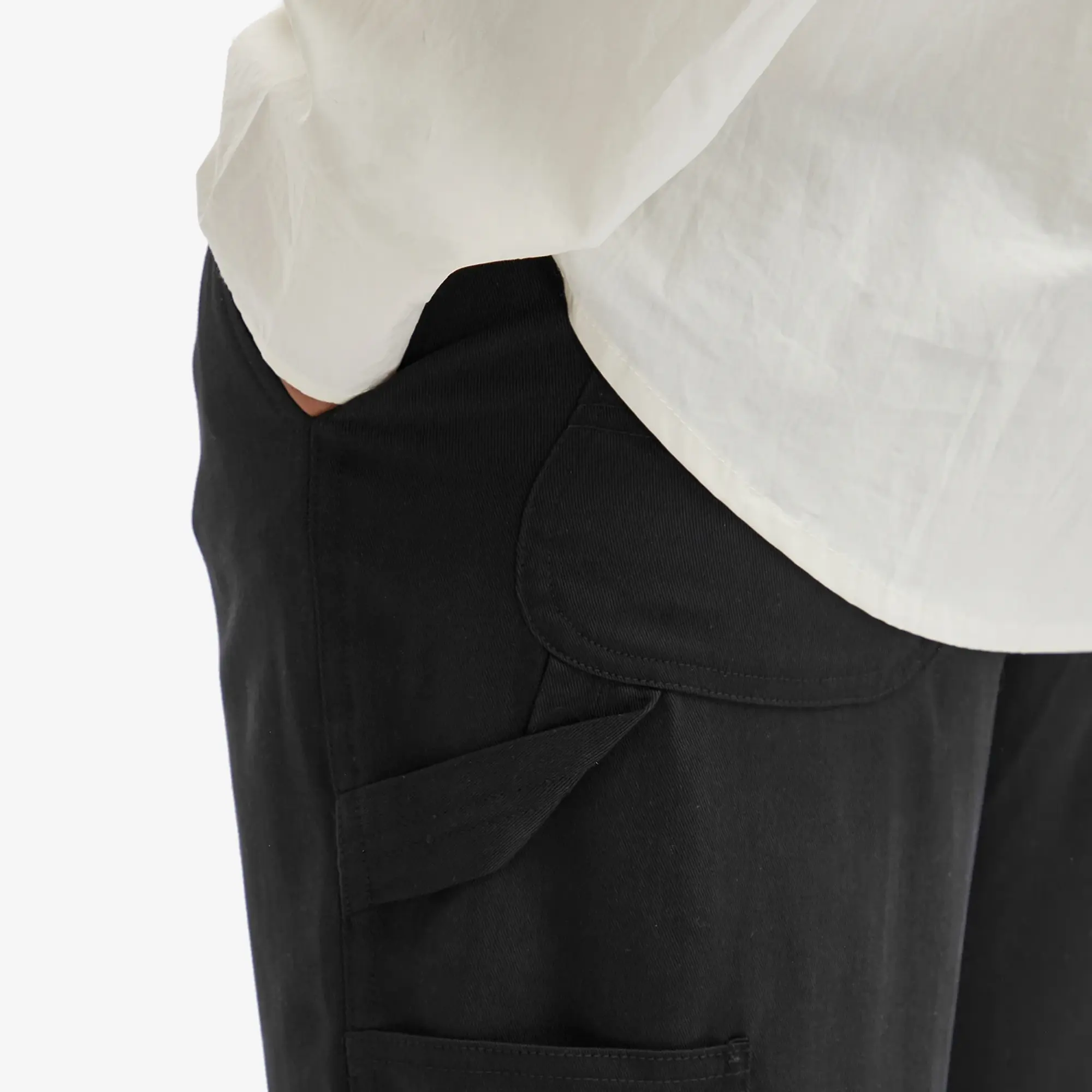 DONNI. Women's Twill Carpenter Pants Jet
