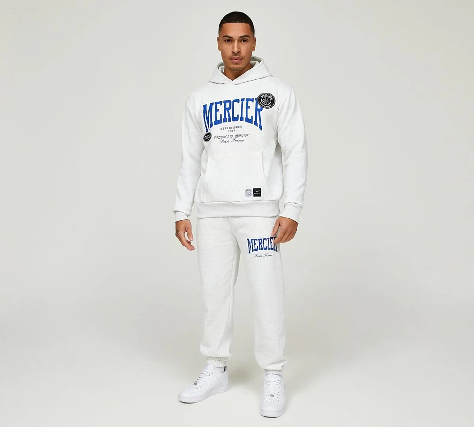 Mercier Kansas Relaxed Overhead Hoodie - White - Size XL - White
