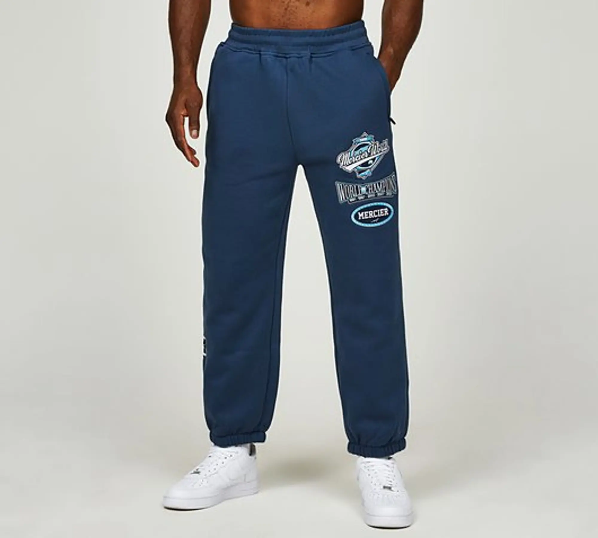 Mercier World Relaxed Jog Pant - Blue - Size M - Blue