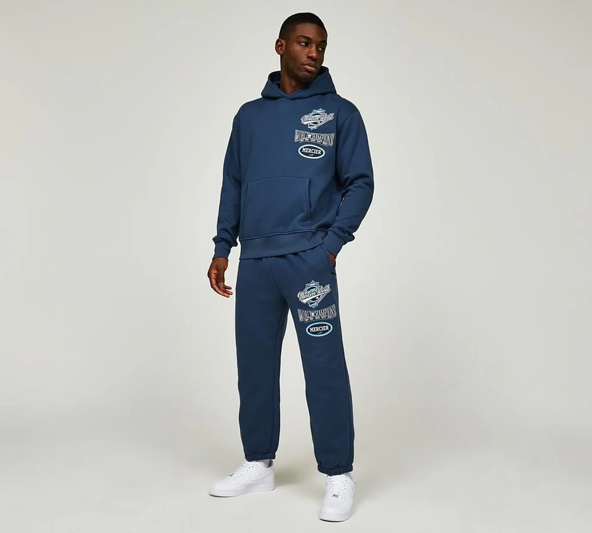 Mercier World Relaxed Jog Pant - Blue - Size M - Blue