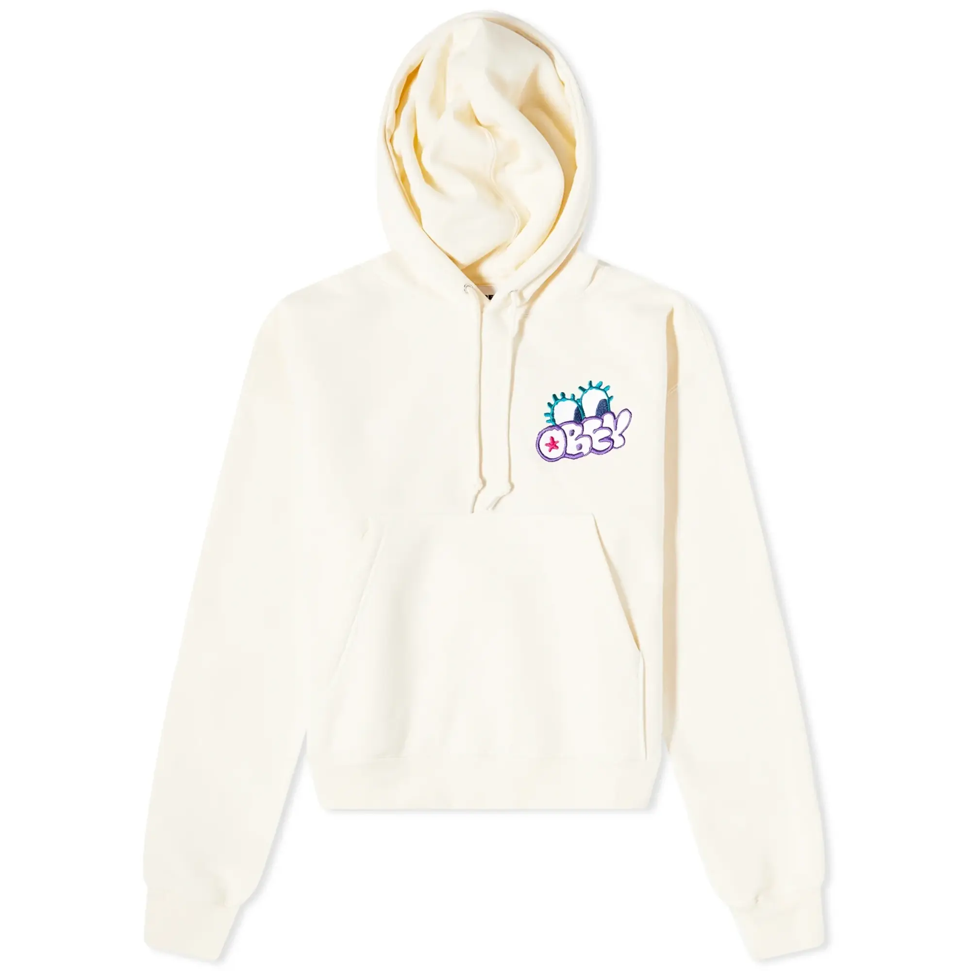 Obey cropped hoodie best sale