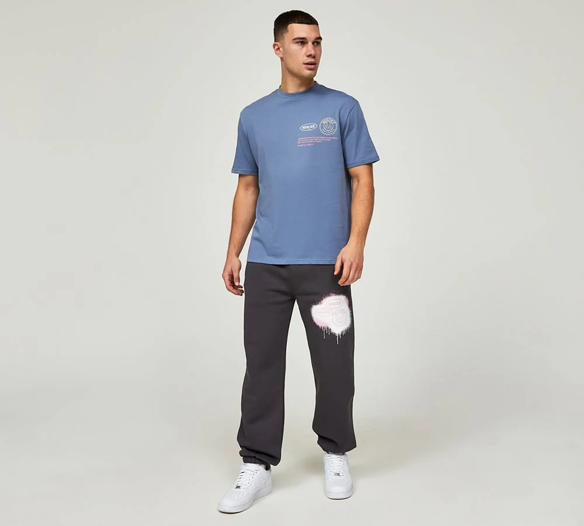 Mercier Caruso T-Shirt - Blue - Size M - Blue