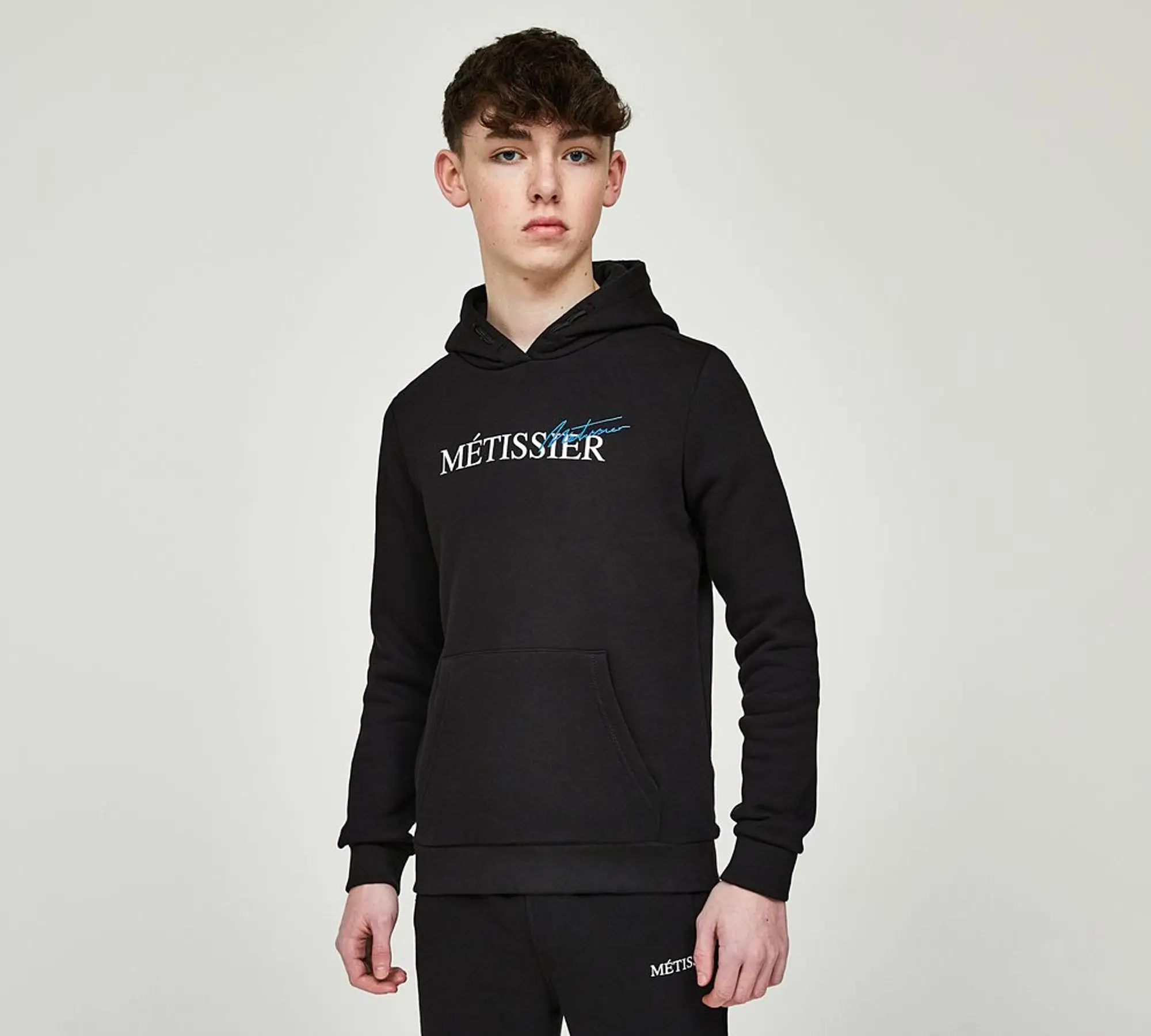Métissier Junior Ivo Overhead Hoodie - Black - Size S/B - Black