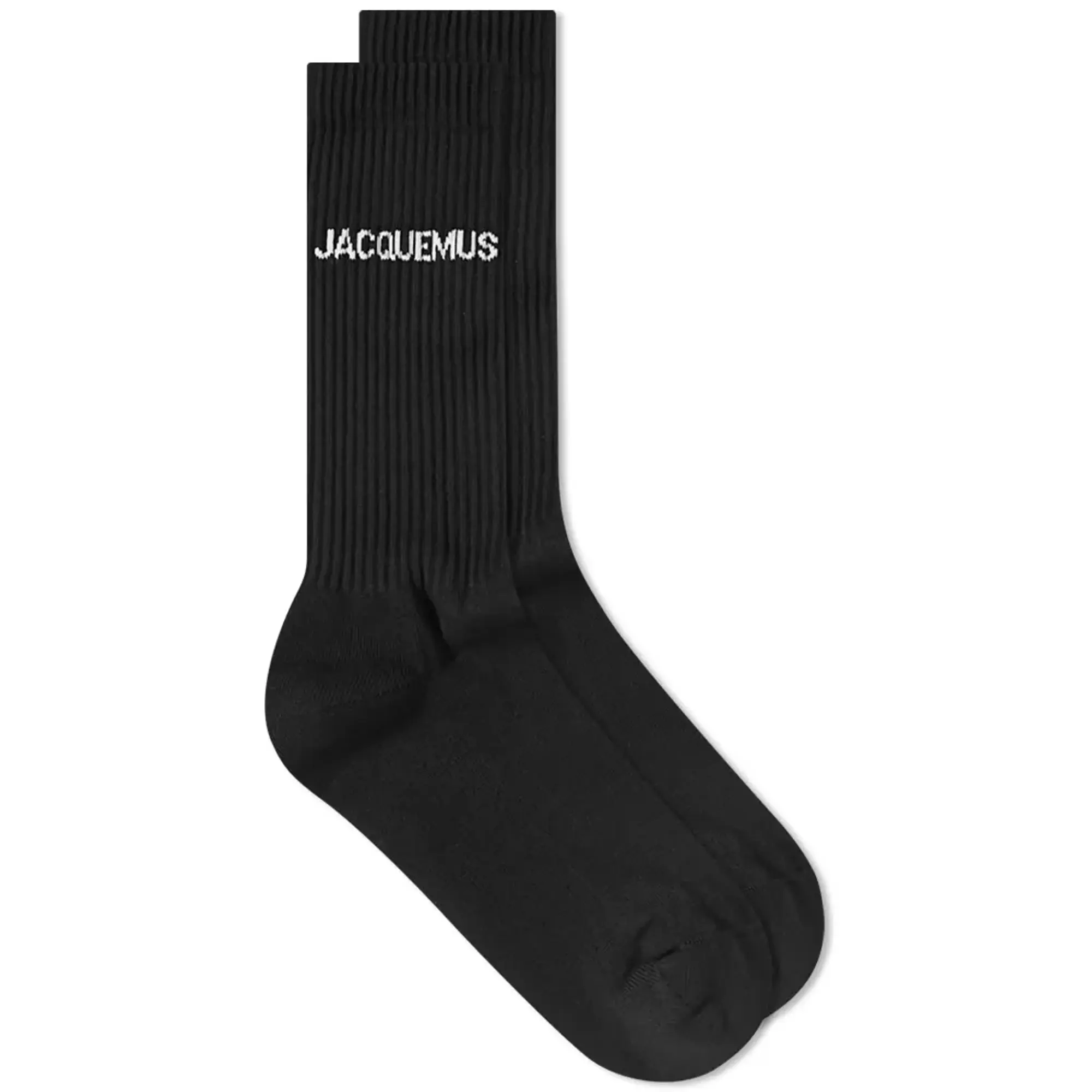 Jacquemus Men's Logo Socks Black